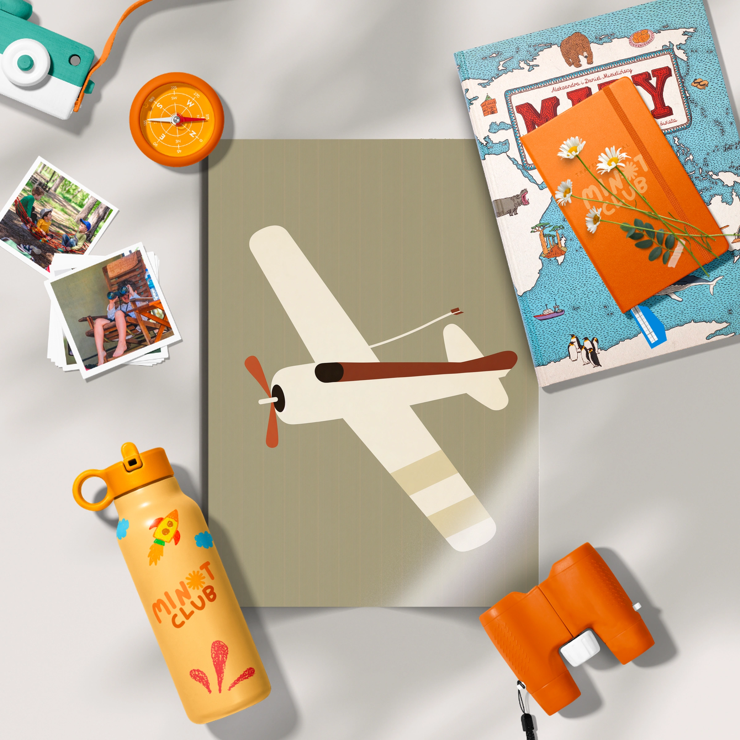 Propeller Plane Nursery Print