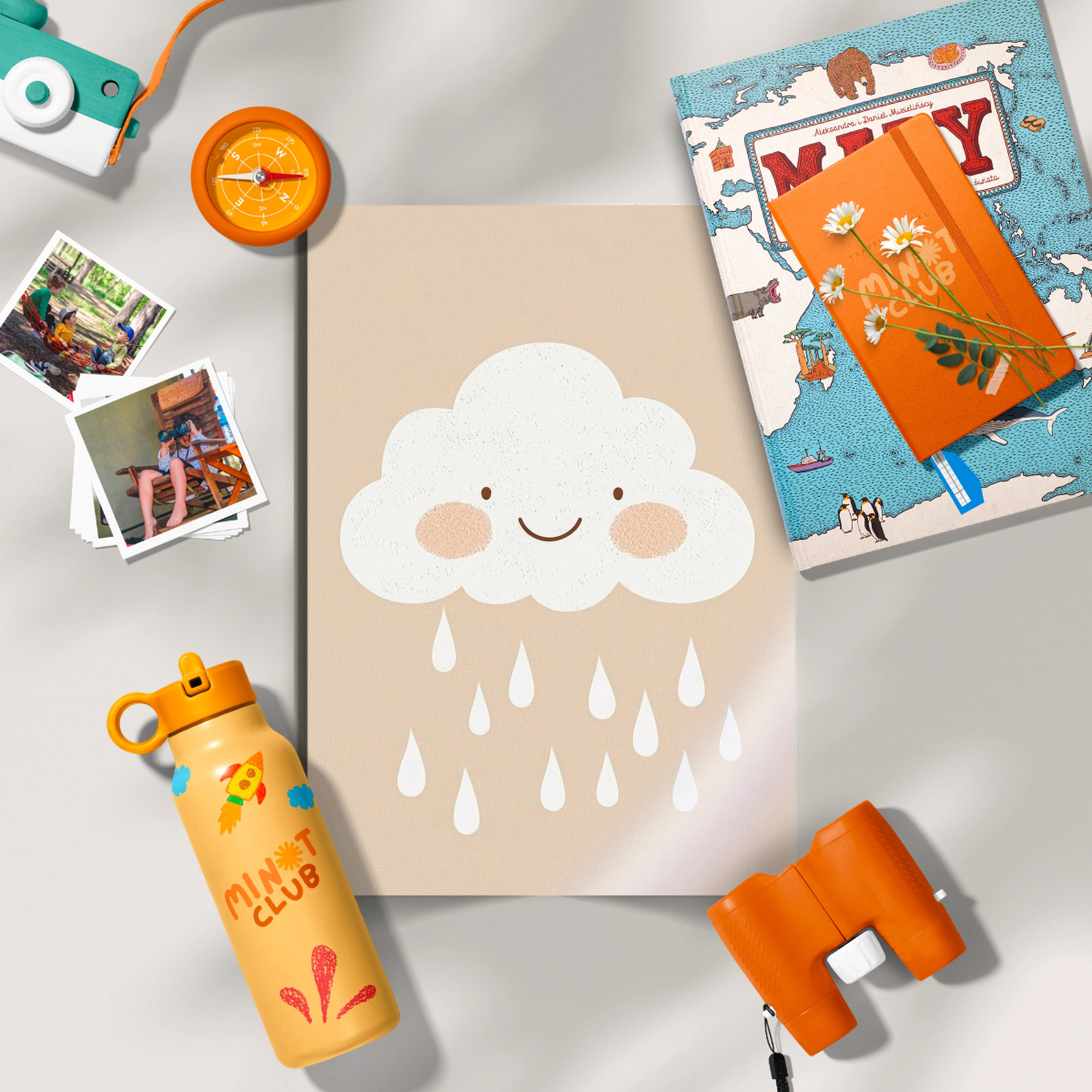 Rain Cloud Nursery Print