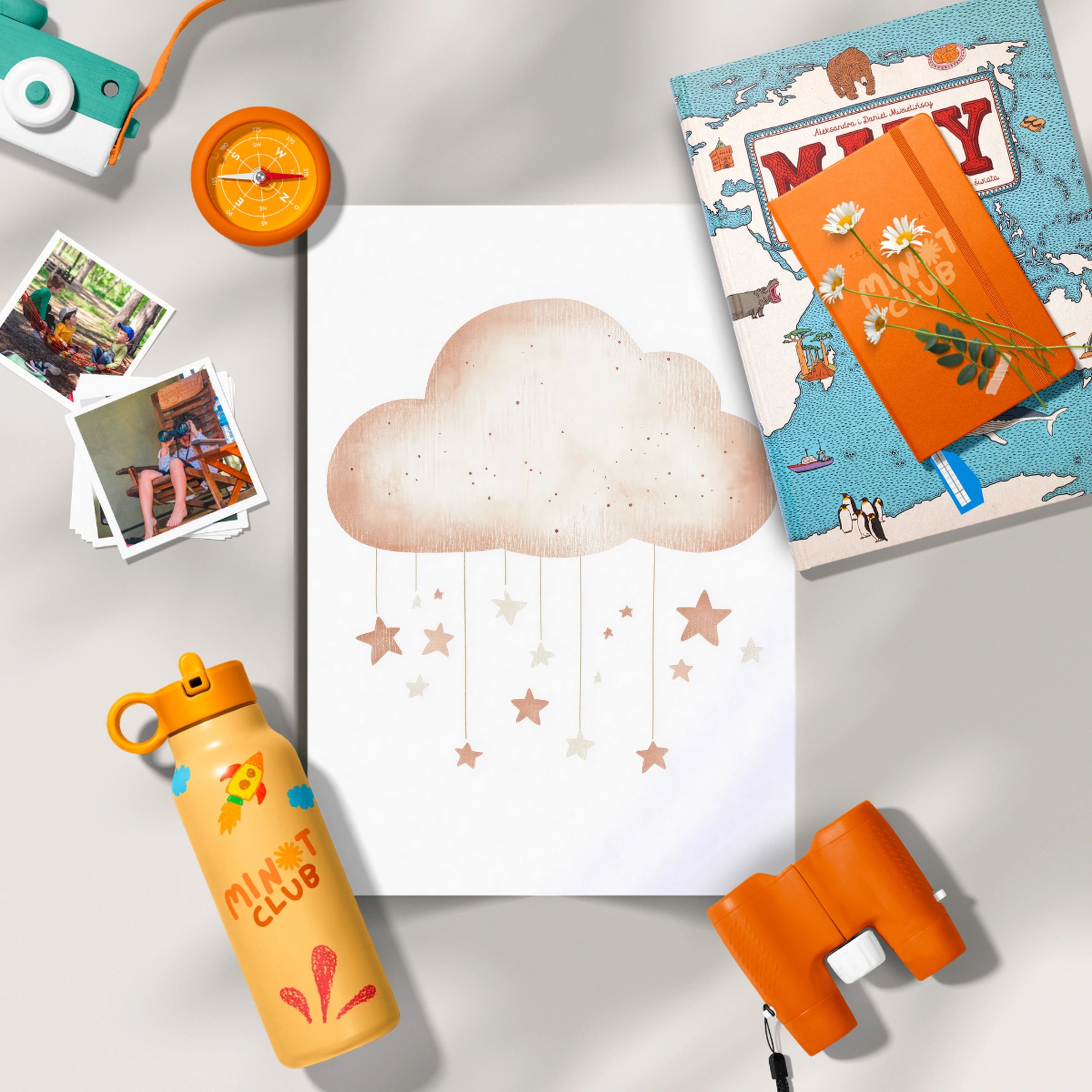Rain Cloud Two Nursery Print