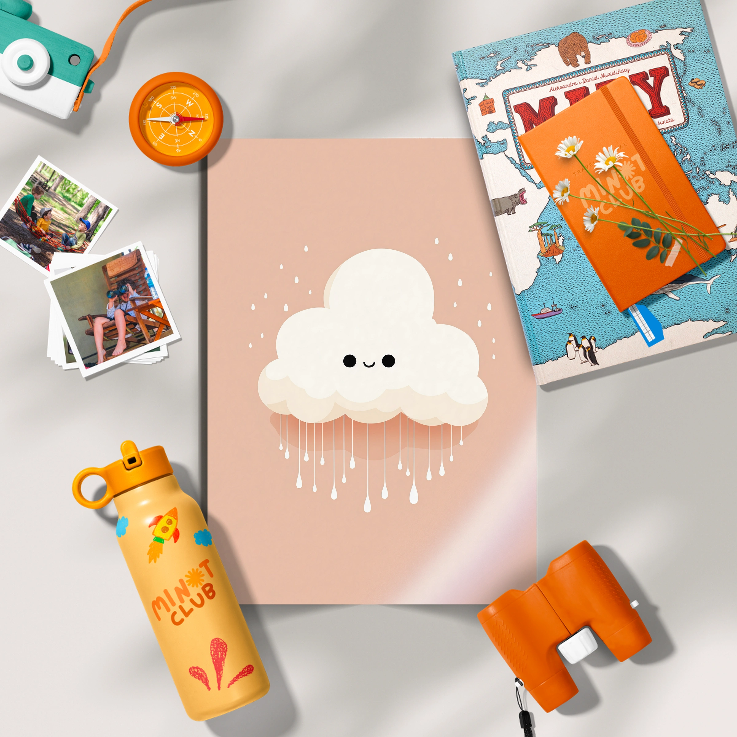 Rainy Cloud Nursery Print