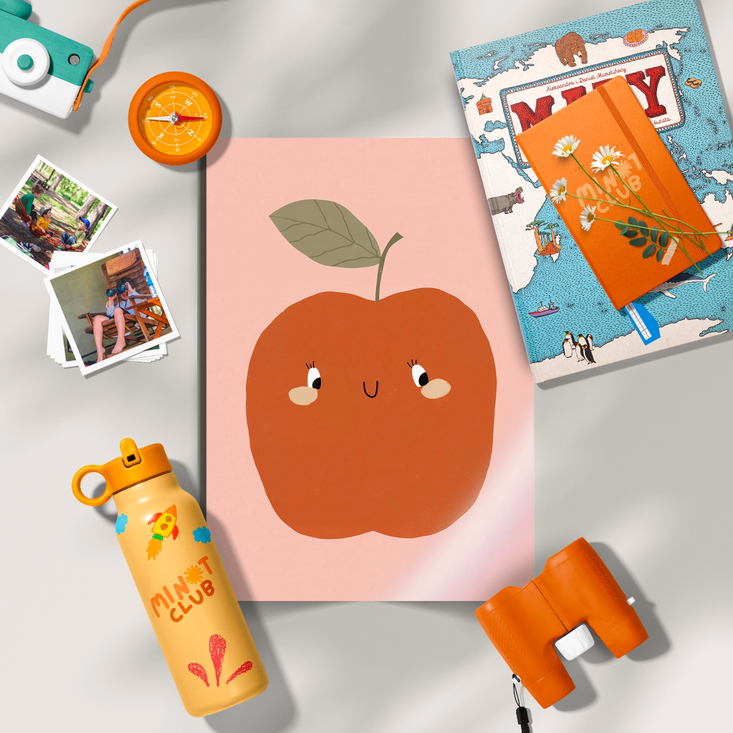 Red Apple Nursery Print