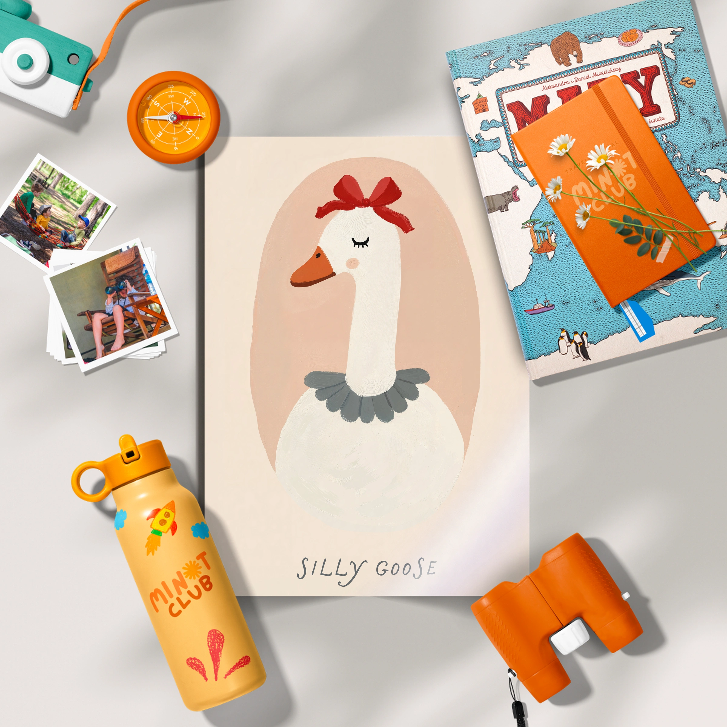Silly Goose Nursery Print