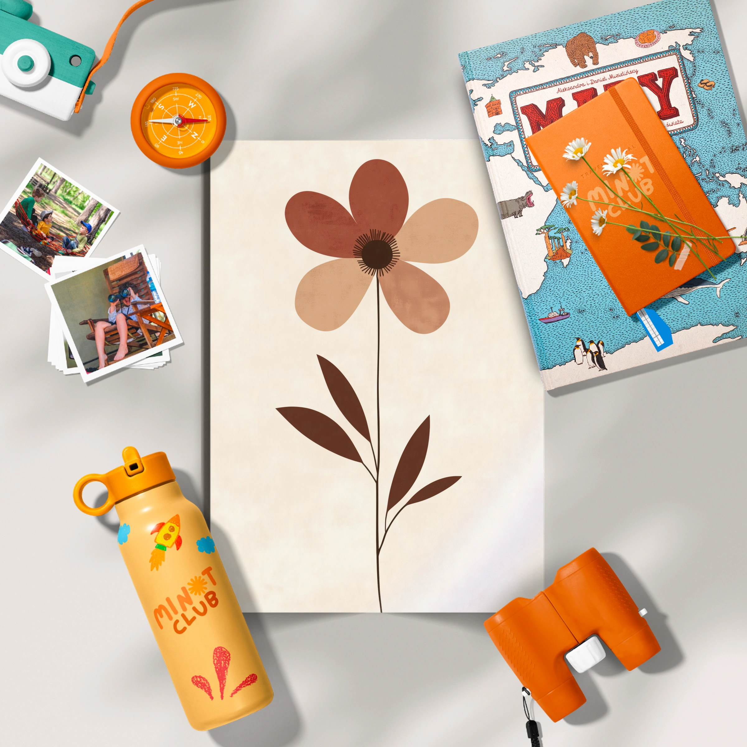 Single Flower Nursery Print