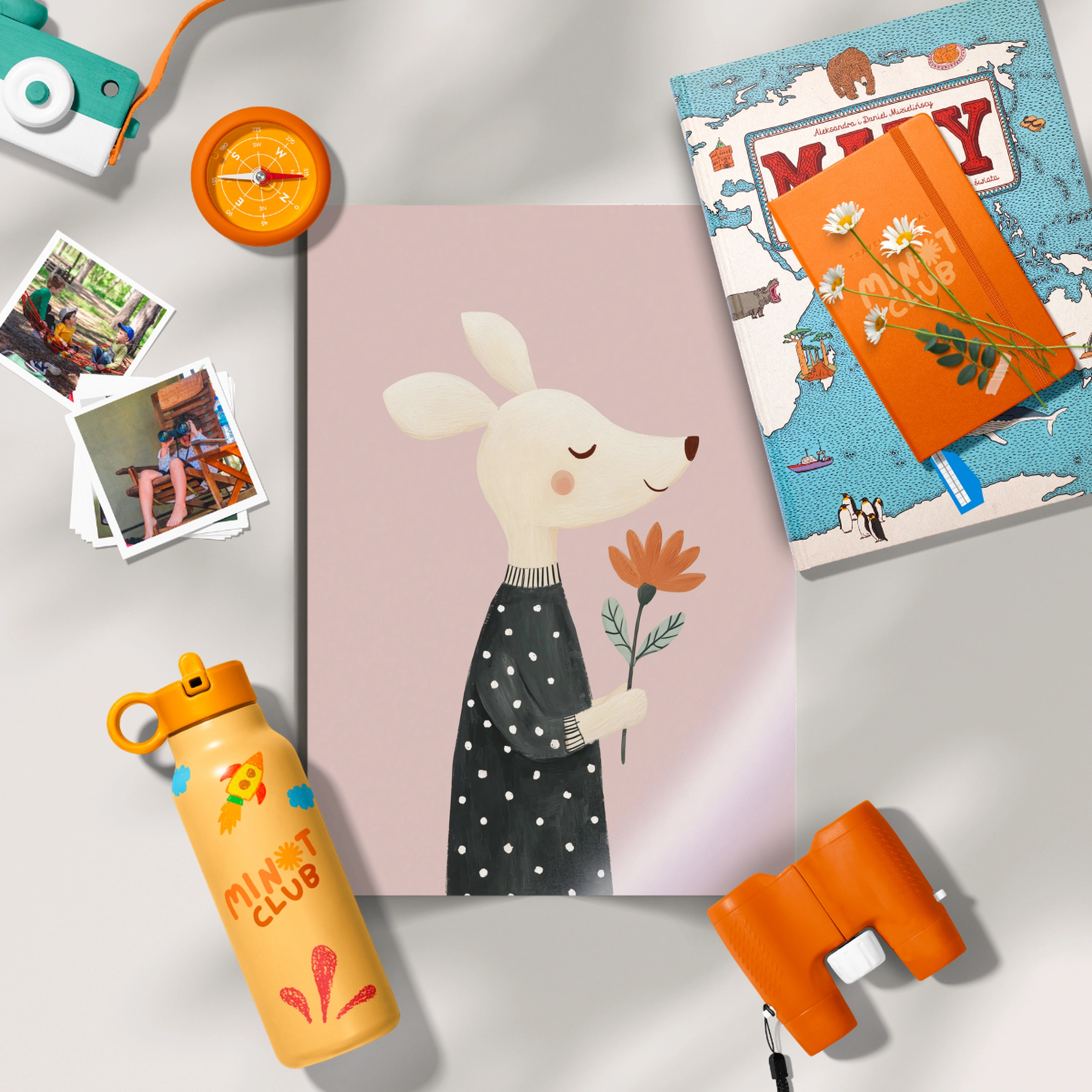 Sleepy Bunny Nursery Print