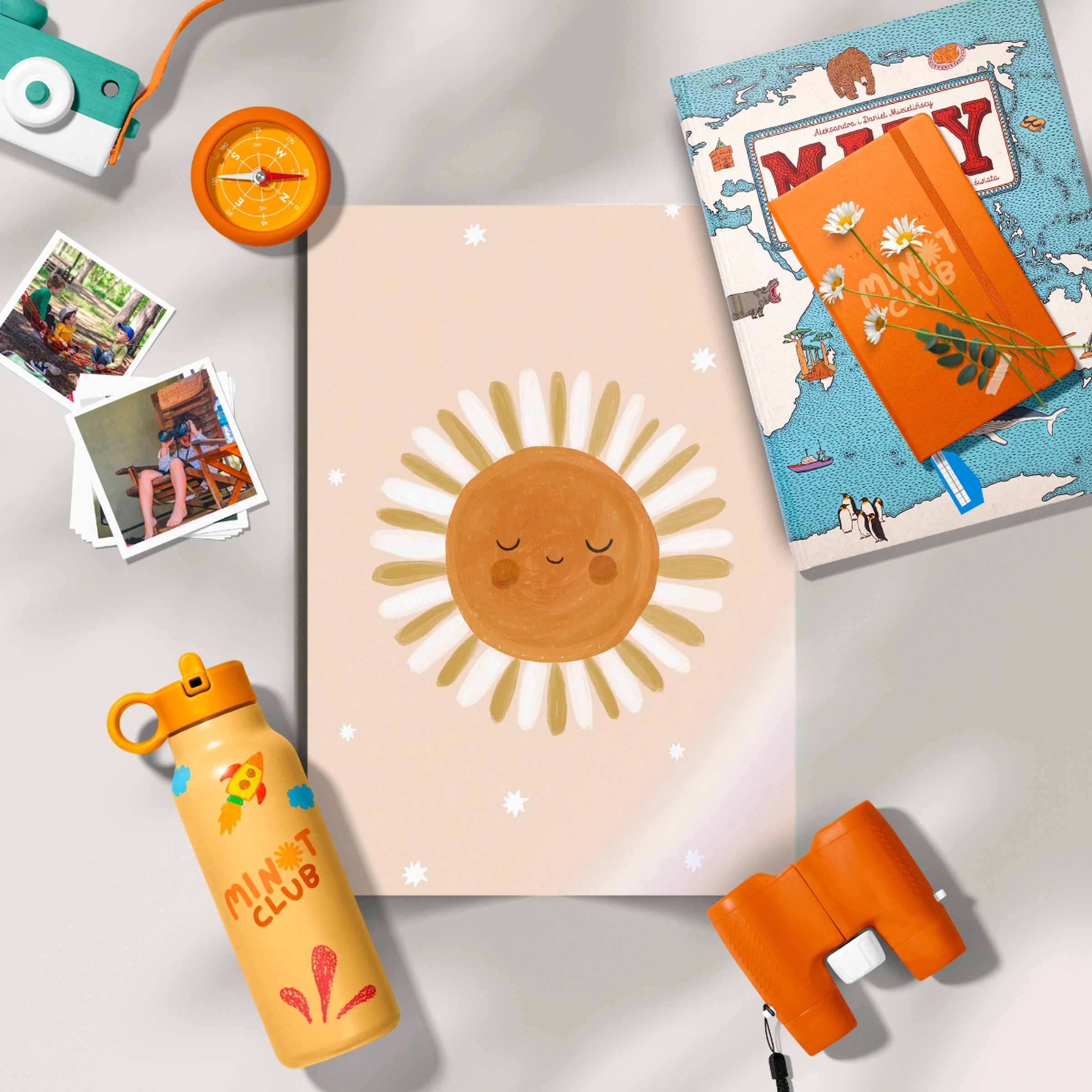Smiling Sun Nursery Print