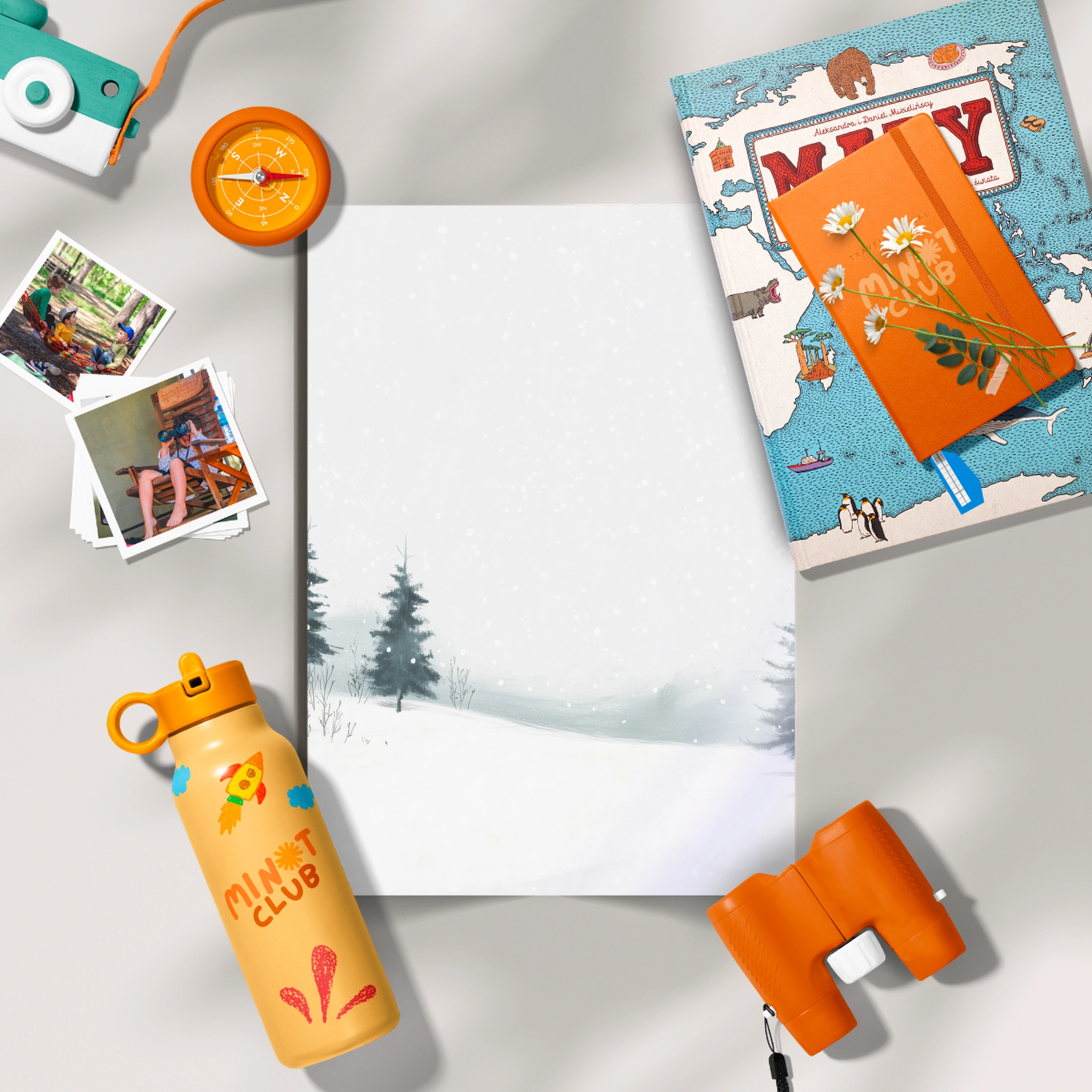 Snowy Forest Christmas Print