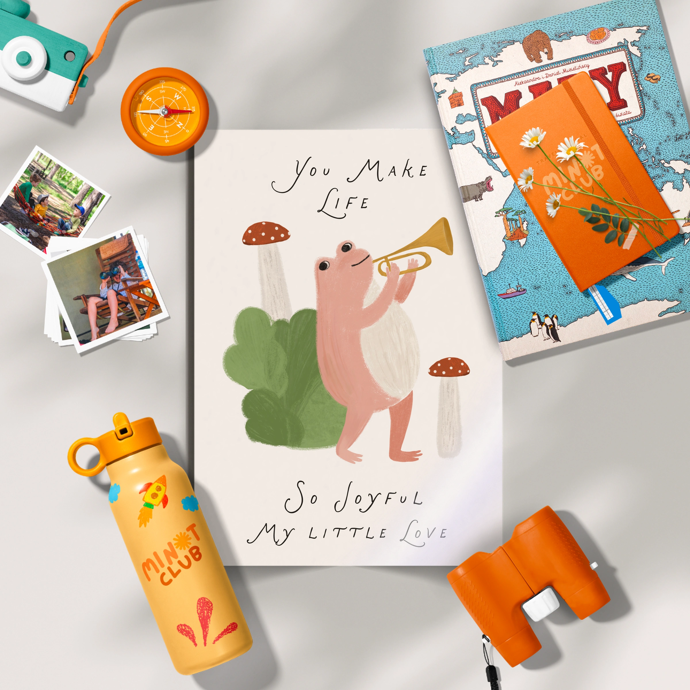 So Joyful Bear Nursery Print