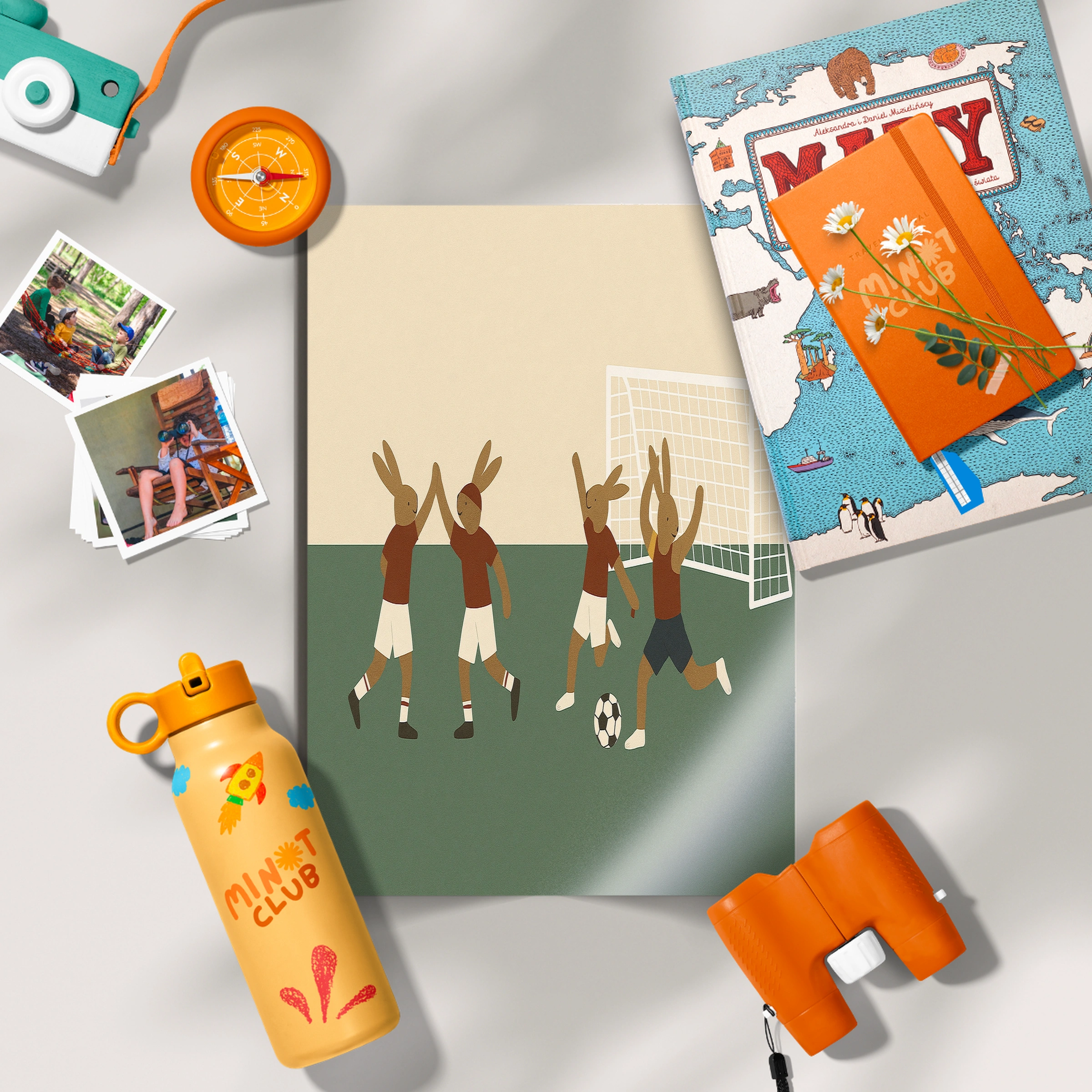 Soccer Celebration Nursery Print