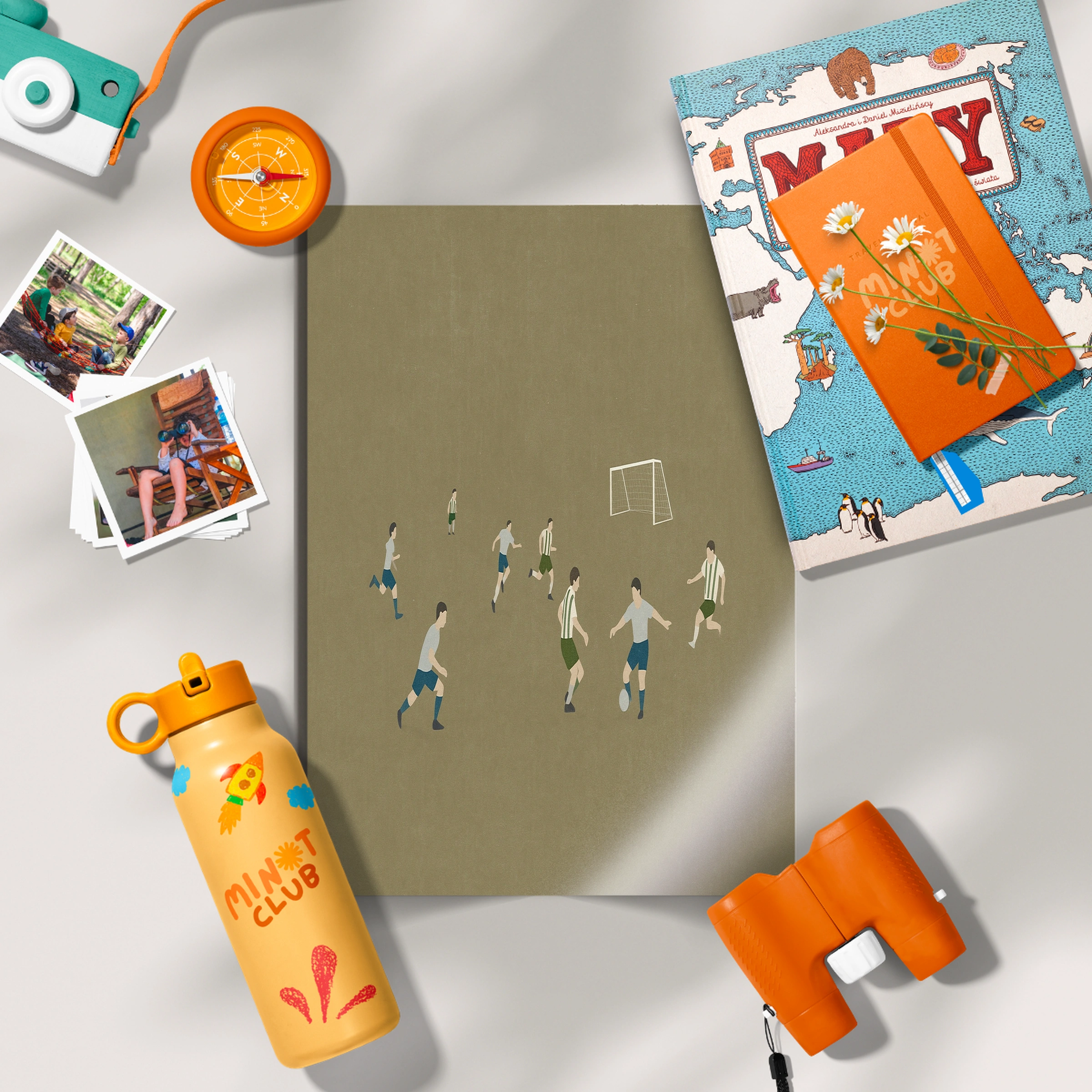Soccer Players Nursery Print