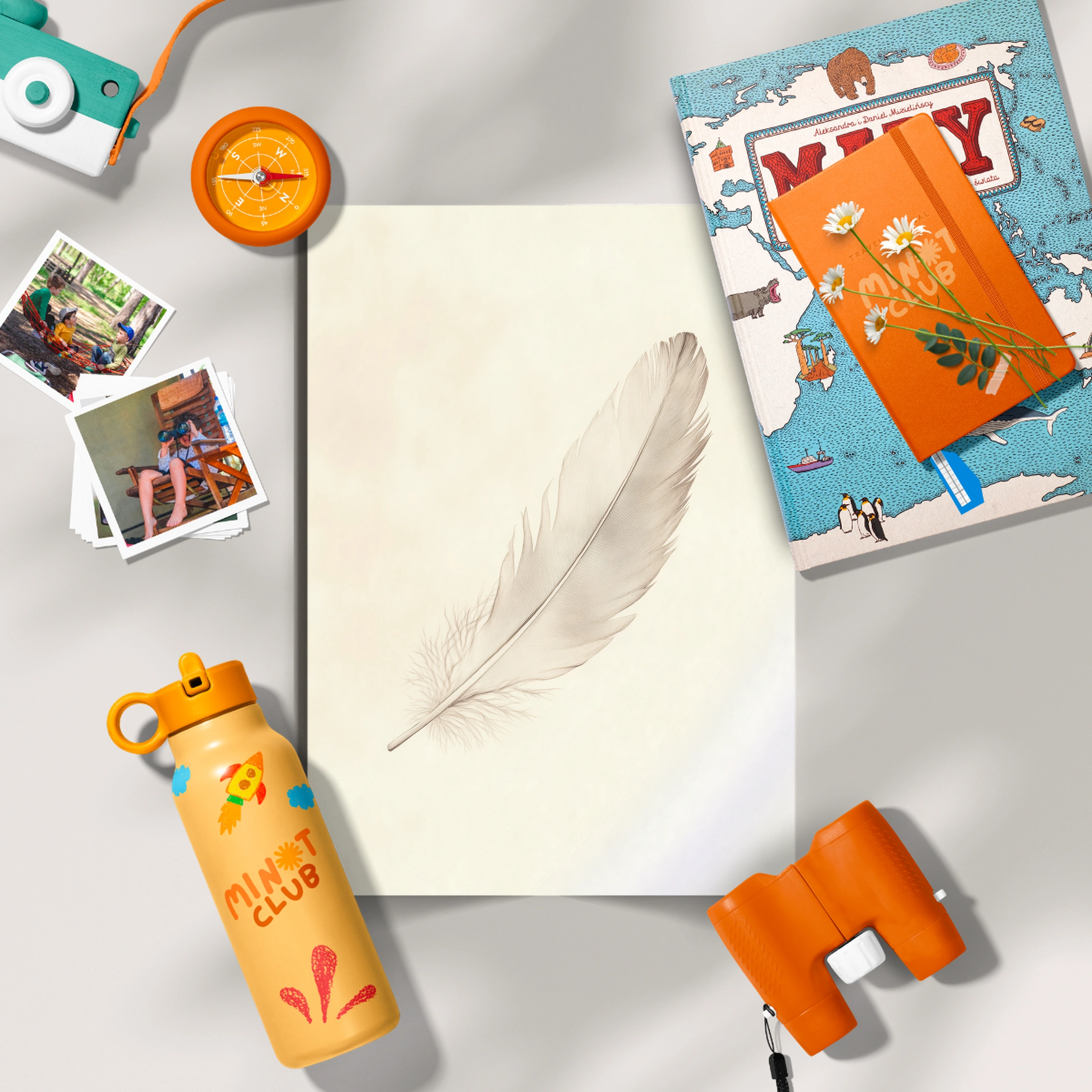 Soft Feather Two Nursery Print