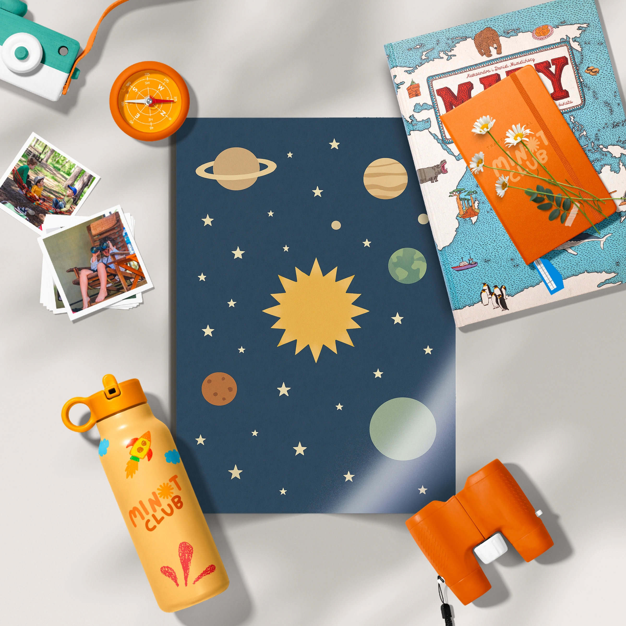 Solar System Planets Nursery Print