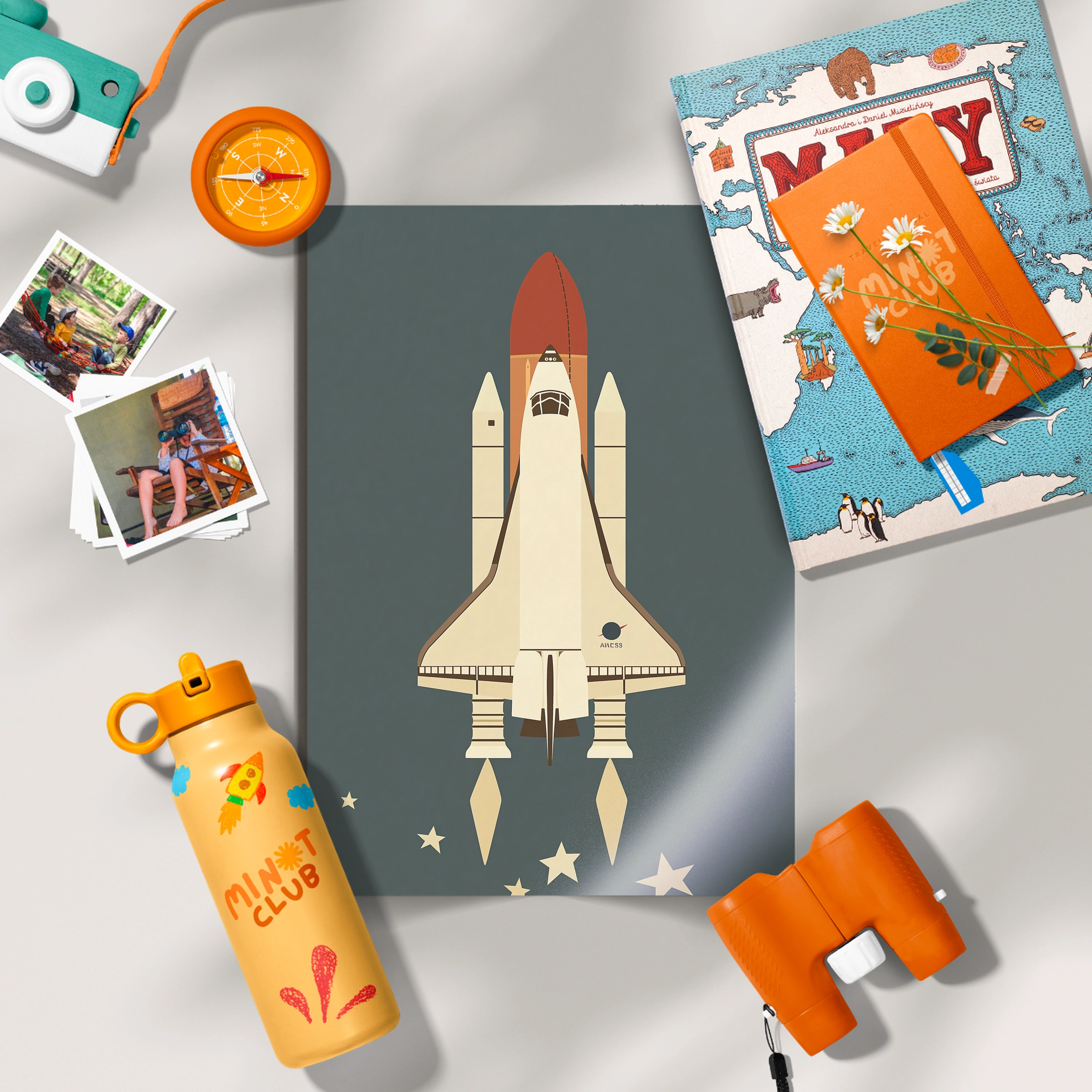 Space Shuttle Launch Nursery Print
