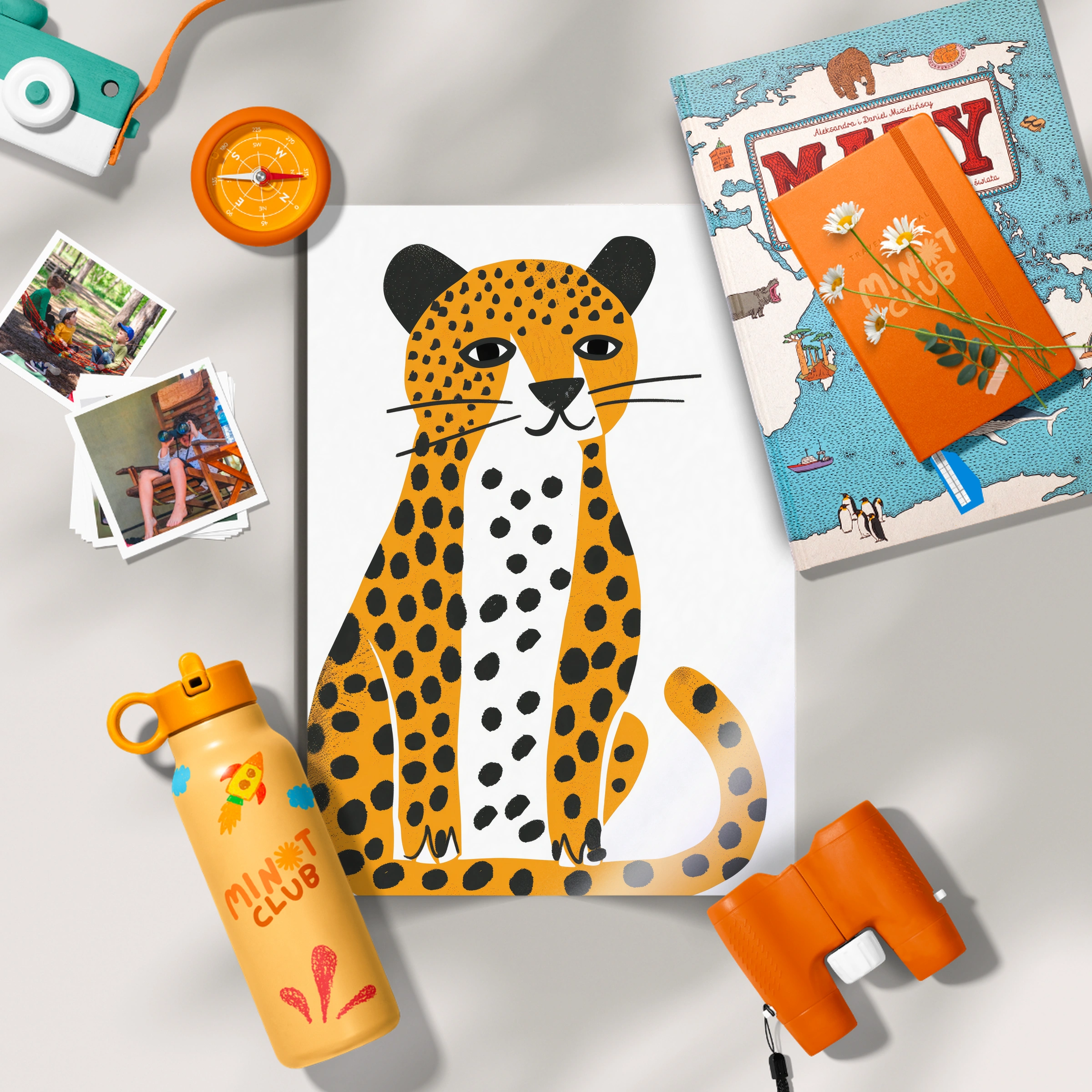 Spotted Leopard Nursery Print
