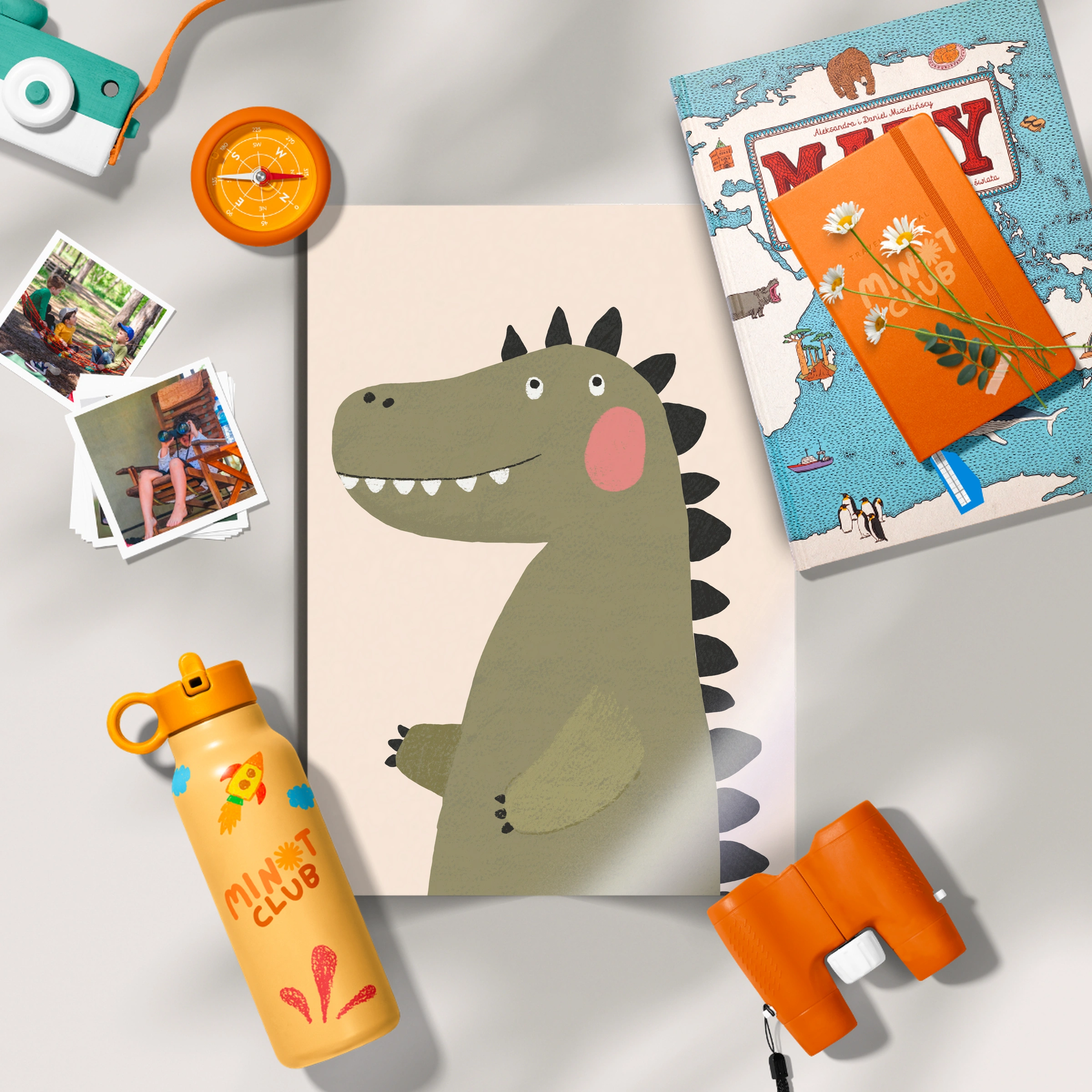 Spotty Crocodile Nursery Print
