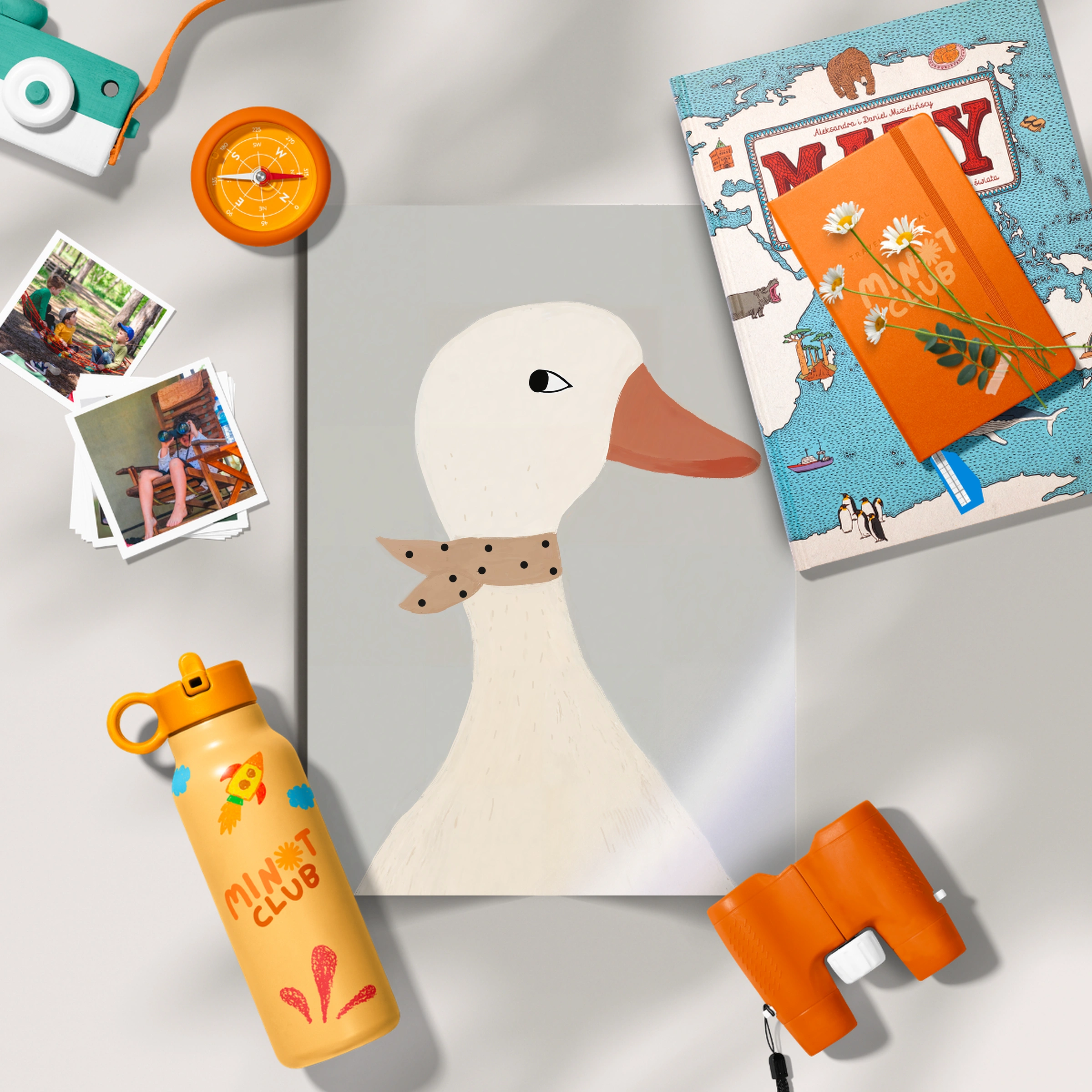 Spotty Goose Nursery Print