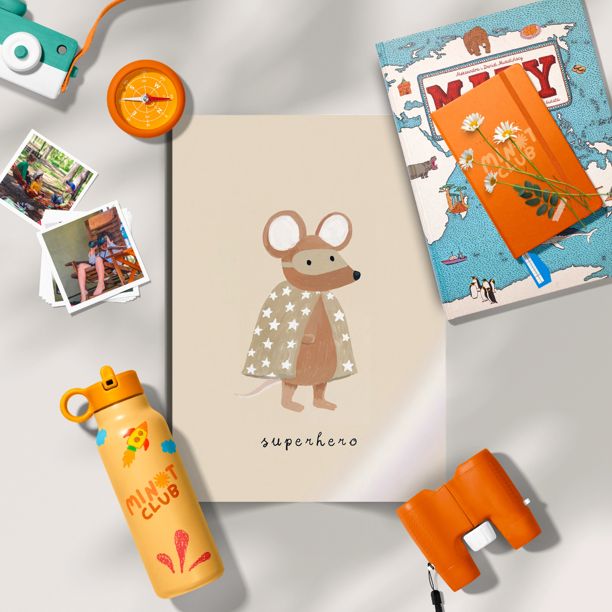 Spotty Mouse Nursery Print