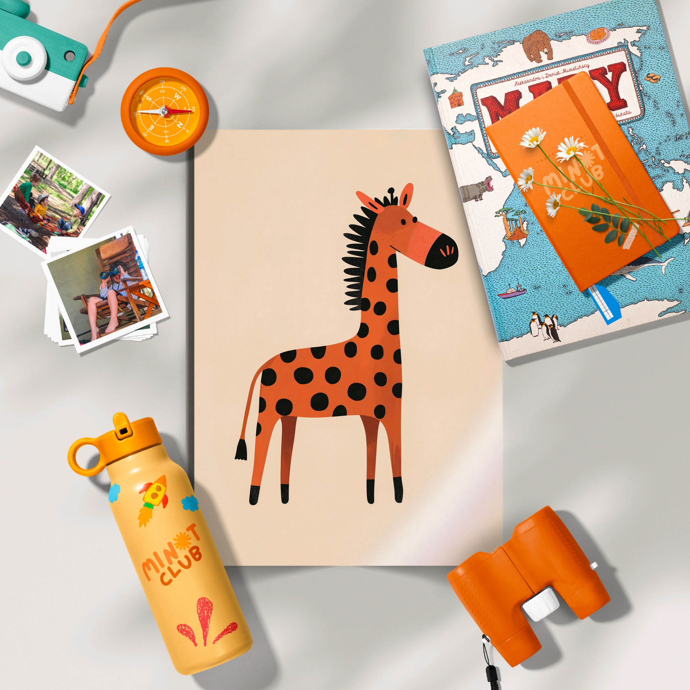 Spotty Zebra Nursery Print
