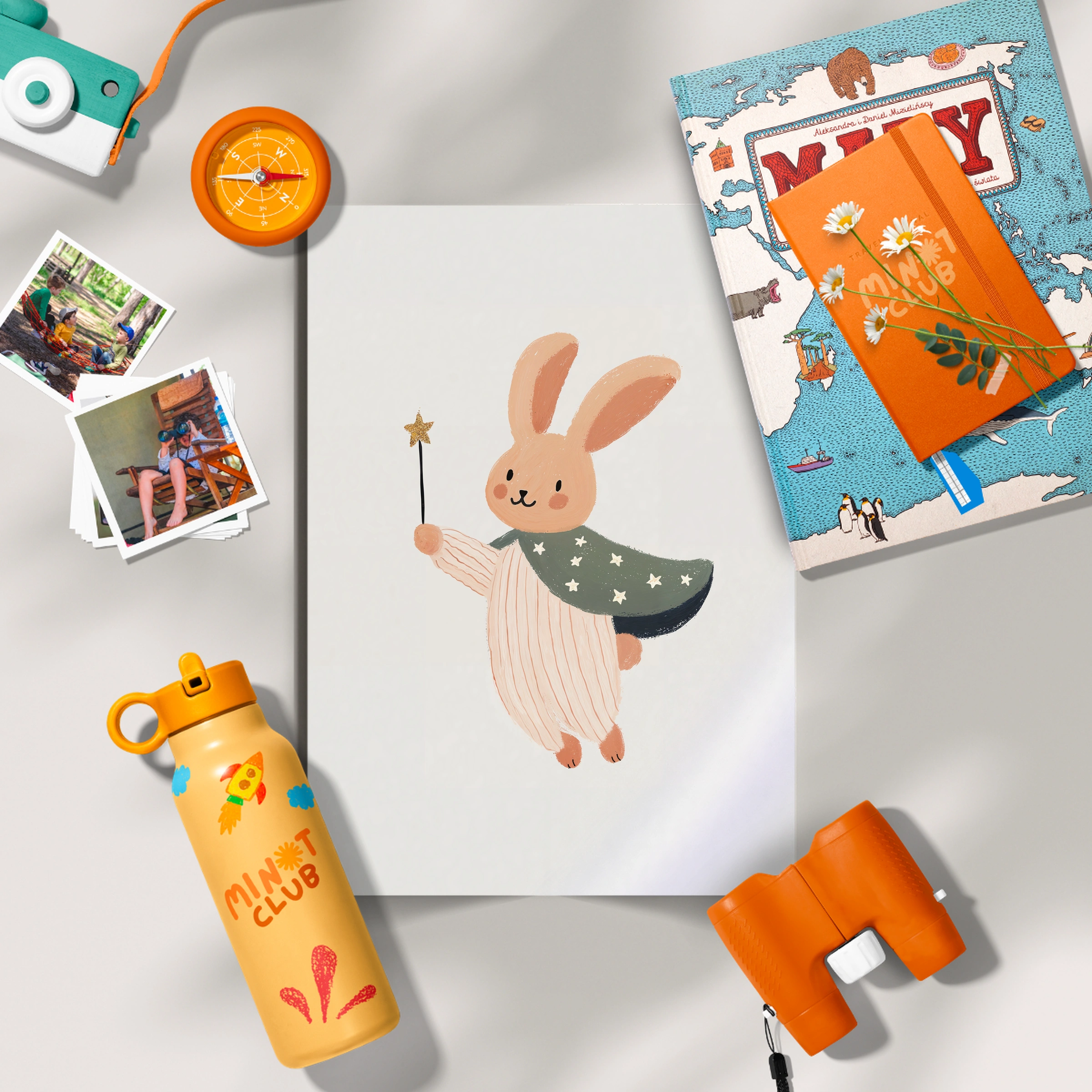 Spring Bunny Nursery Print