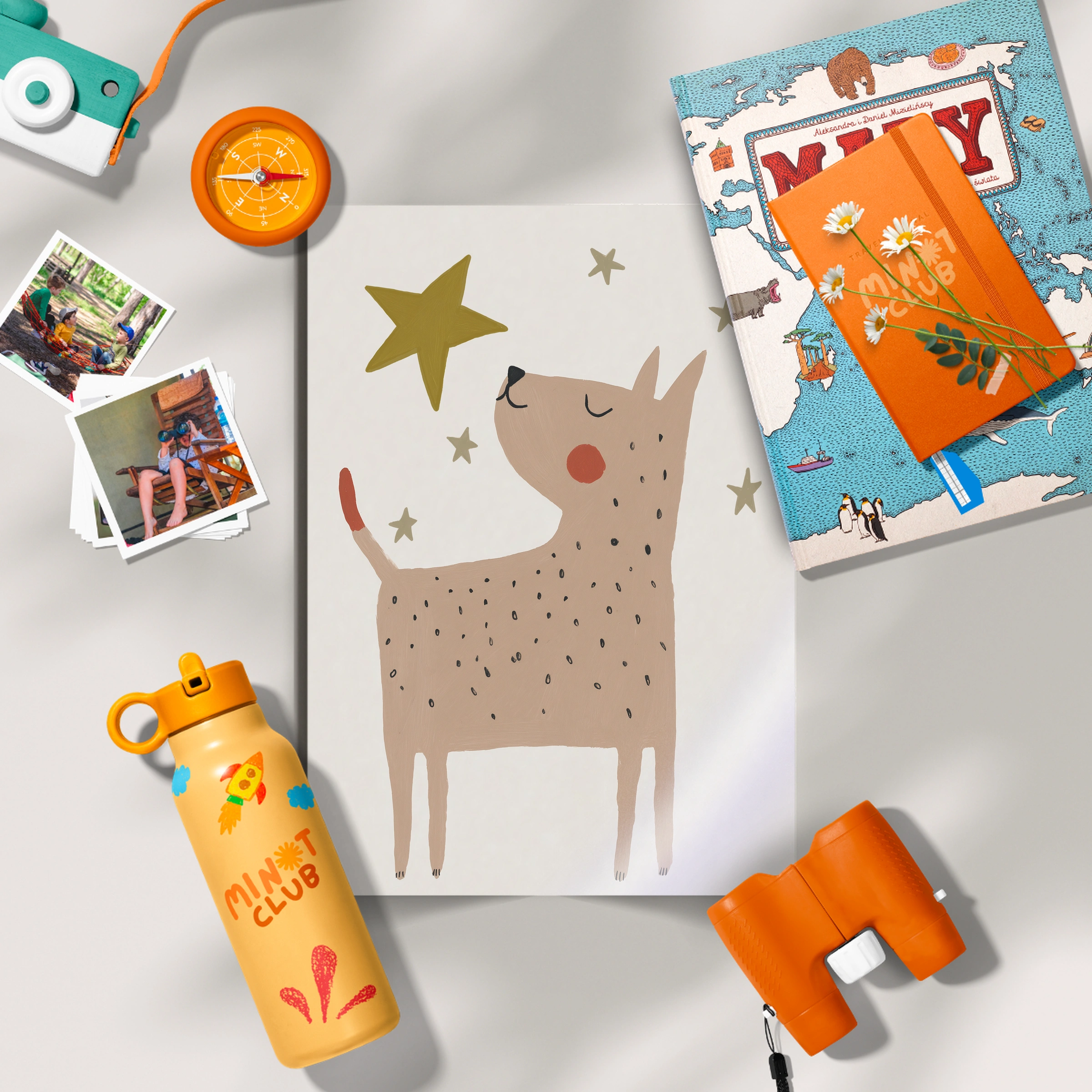 Star Dog Nursery Print
