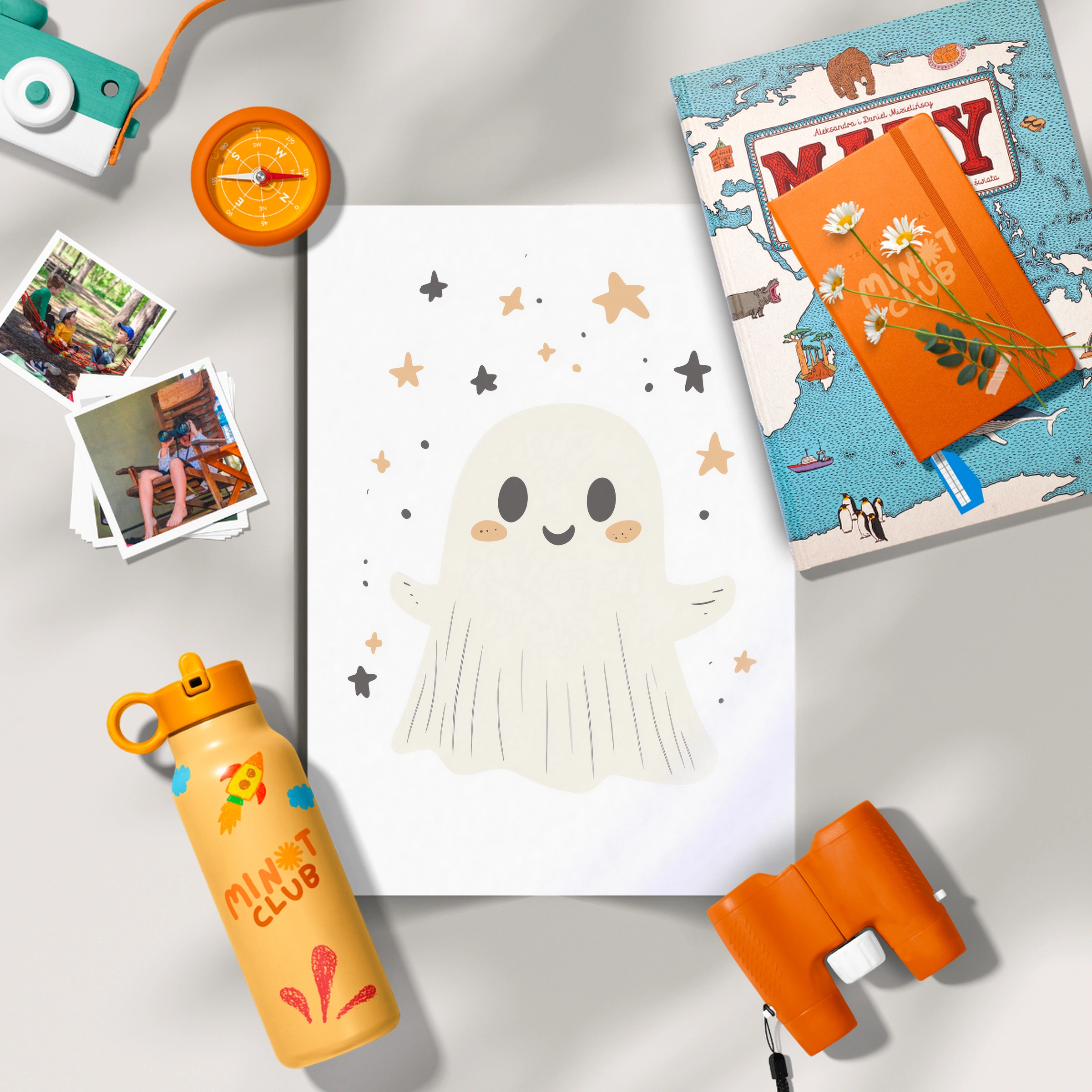 Starry Ghost Nursery Print