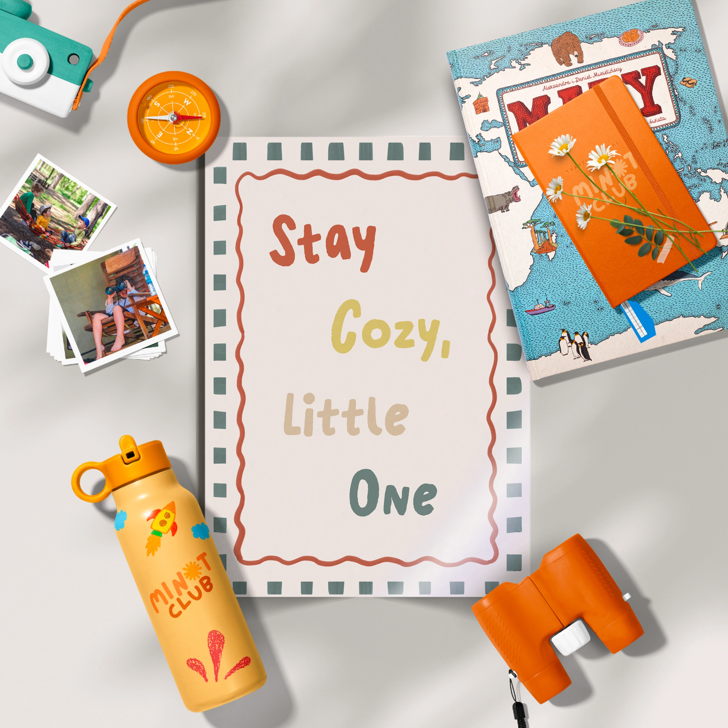 Stay Cozy Little One Nursery Print