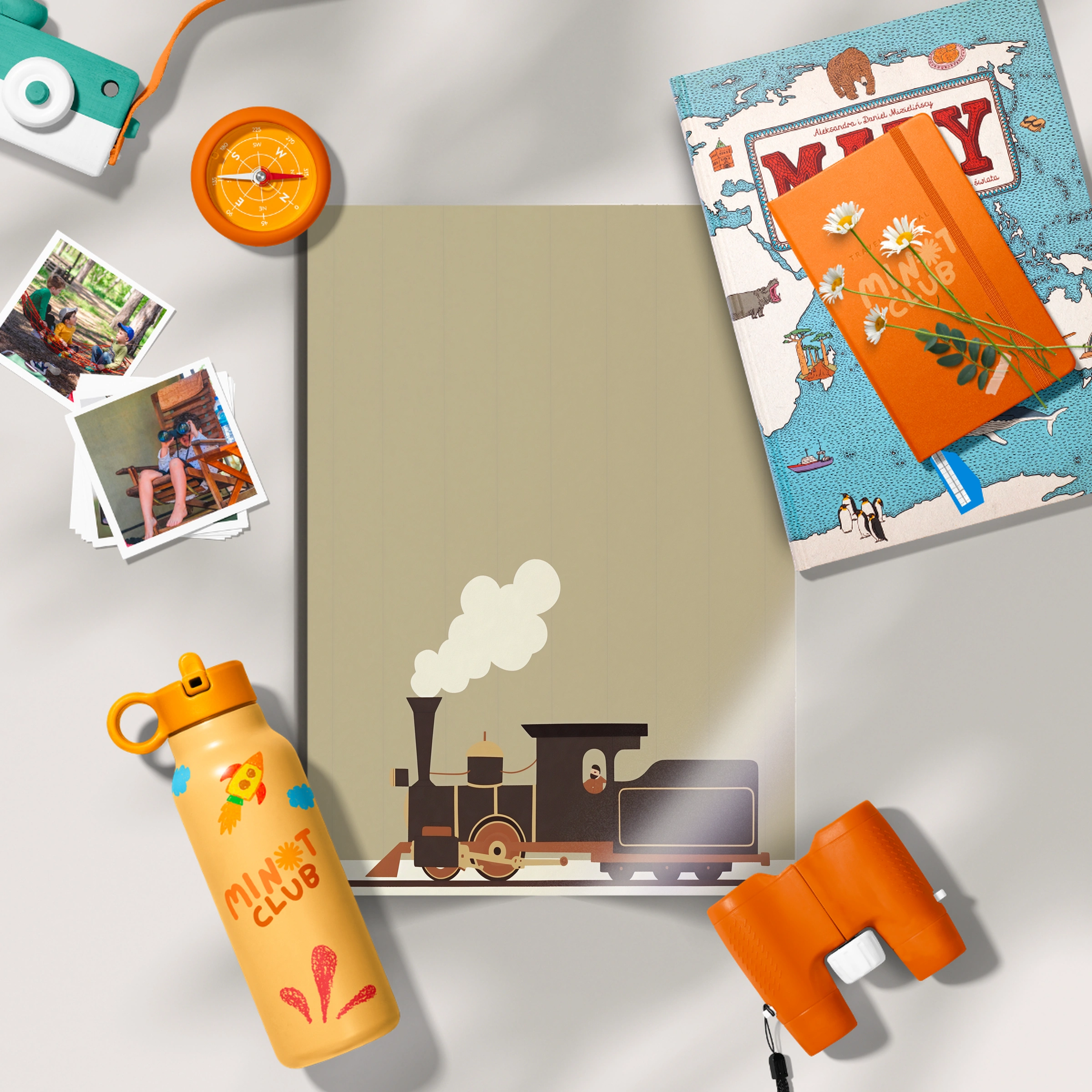 Steam Train Nursery Print