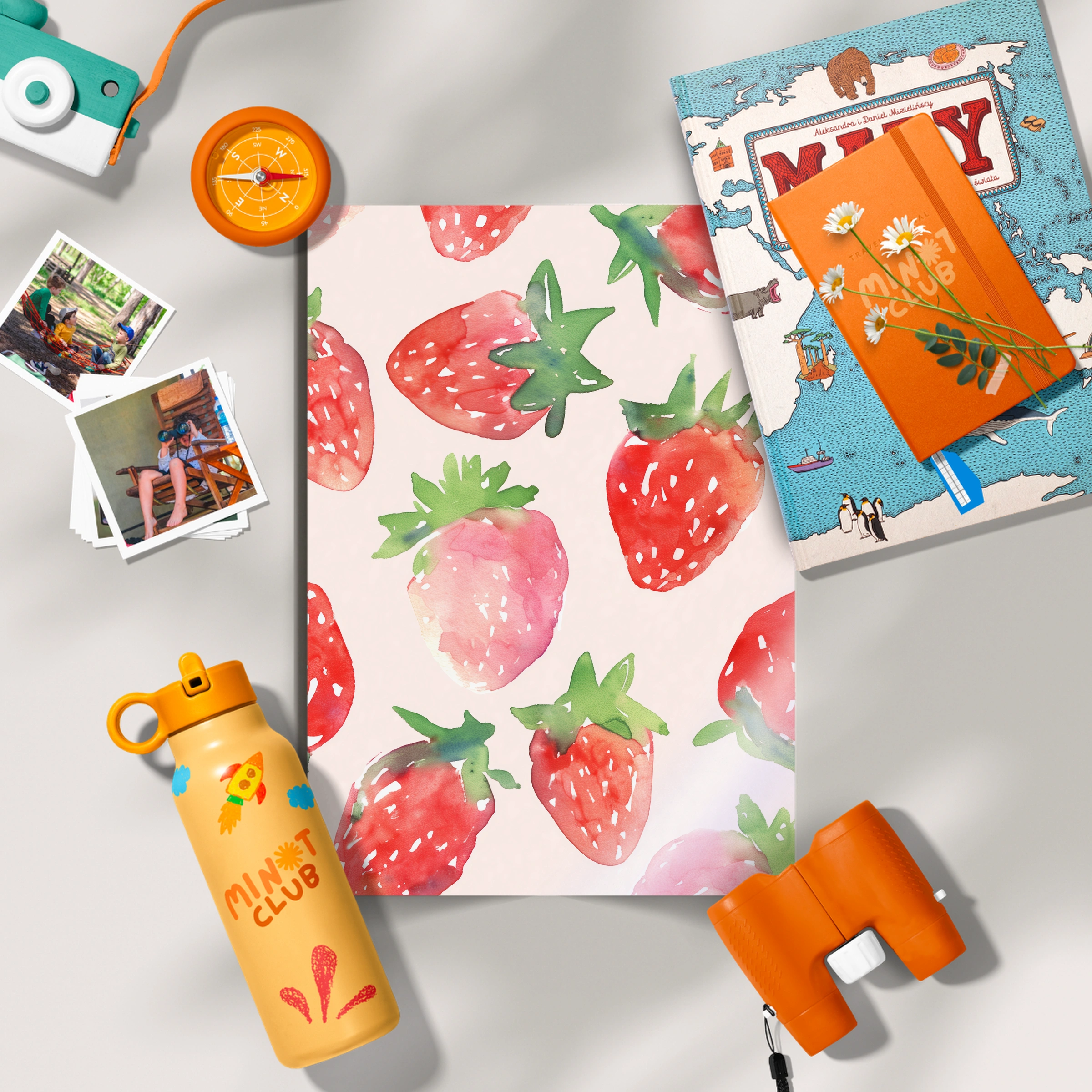 Strawberries Nursery Print