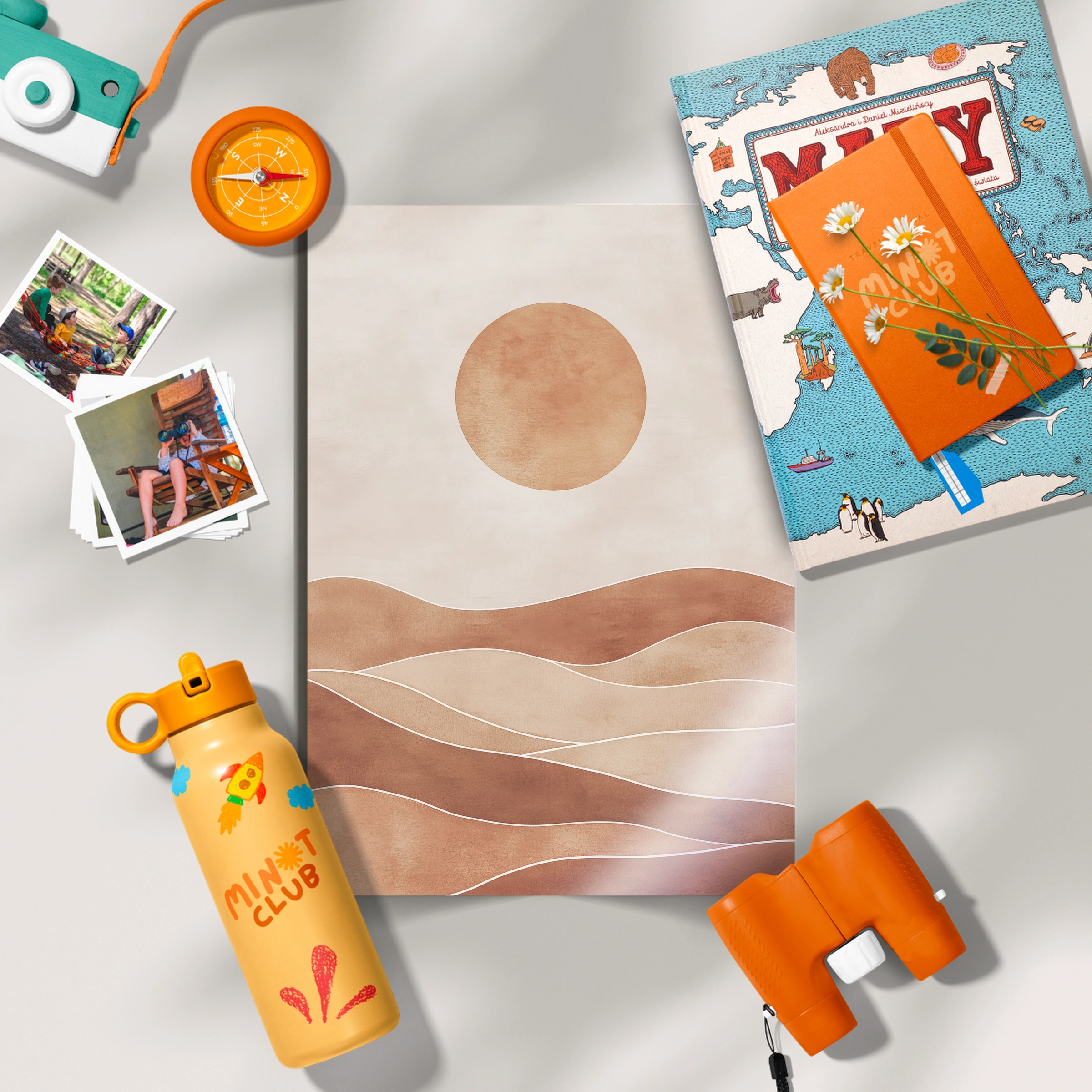 Sun and Hills Nursery Print
