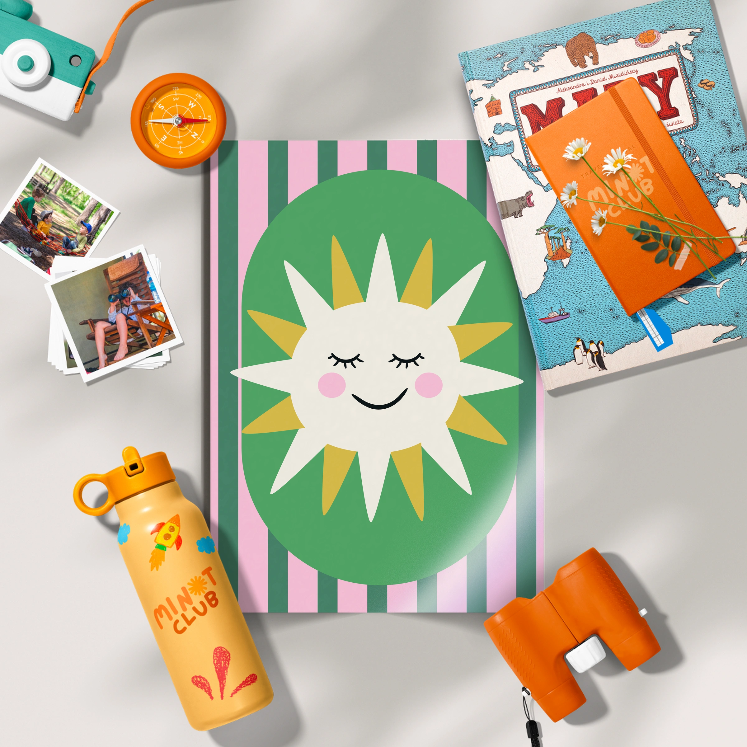 Sunshine Face Nursery Print