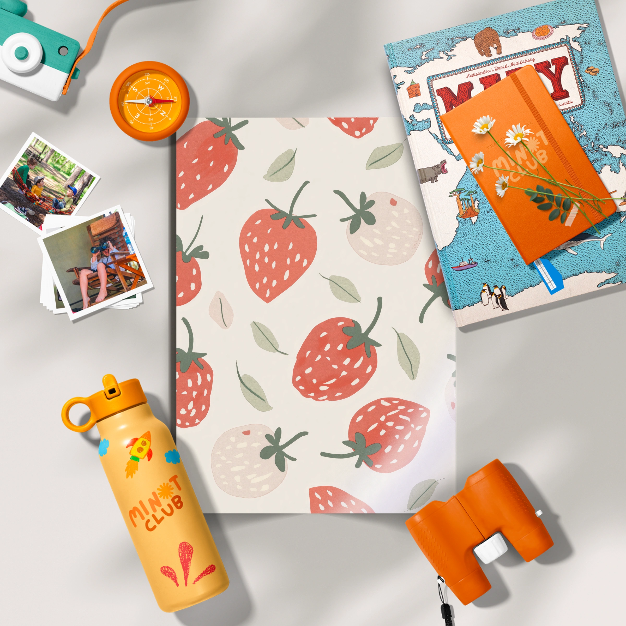 Sweet Strawberries Nursery Print