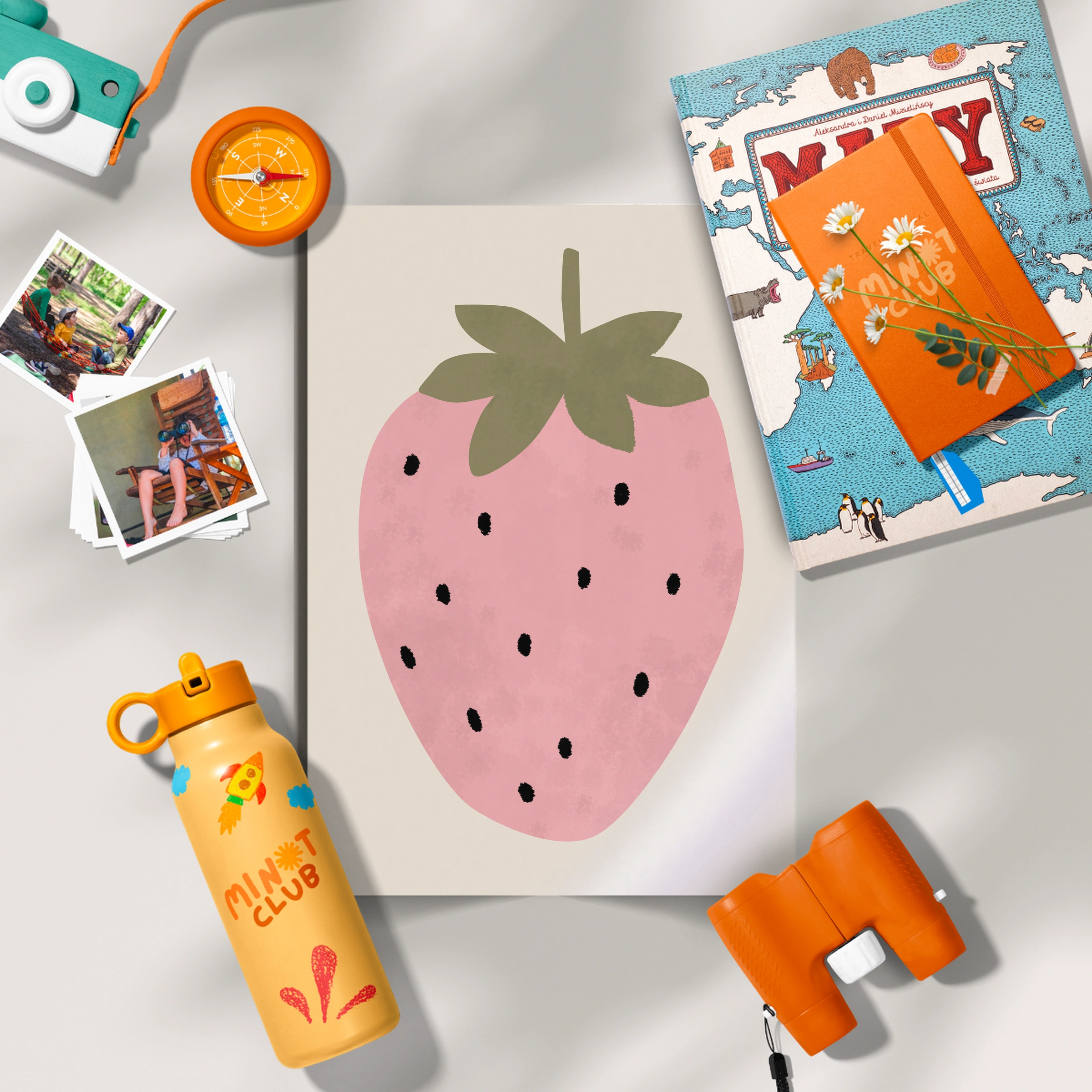 Sweet Strawberry Nursery Print
