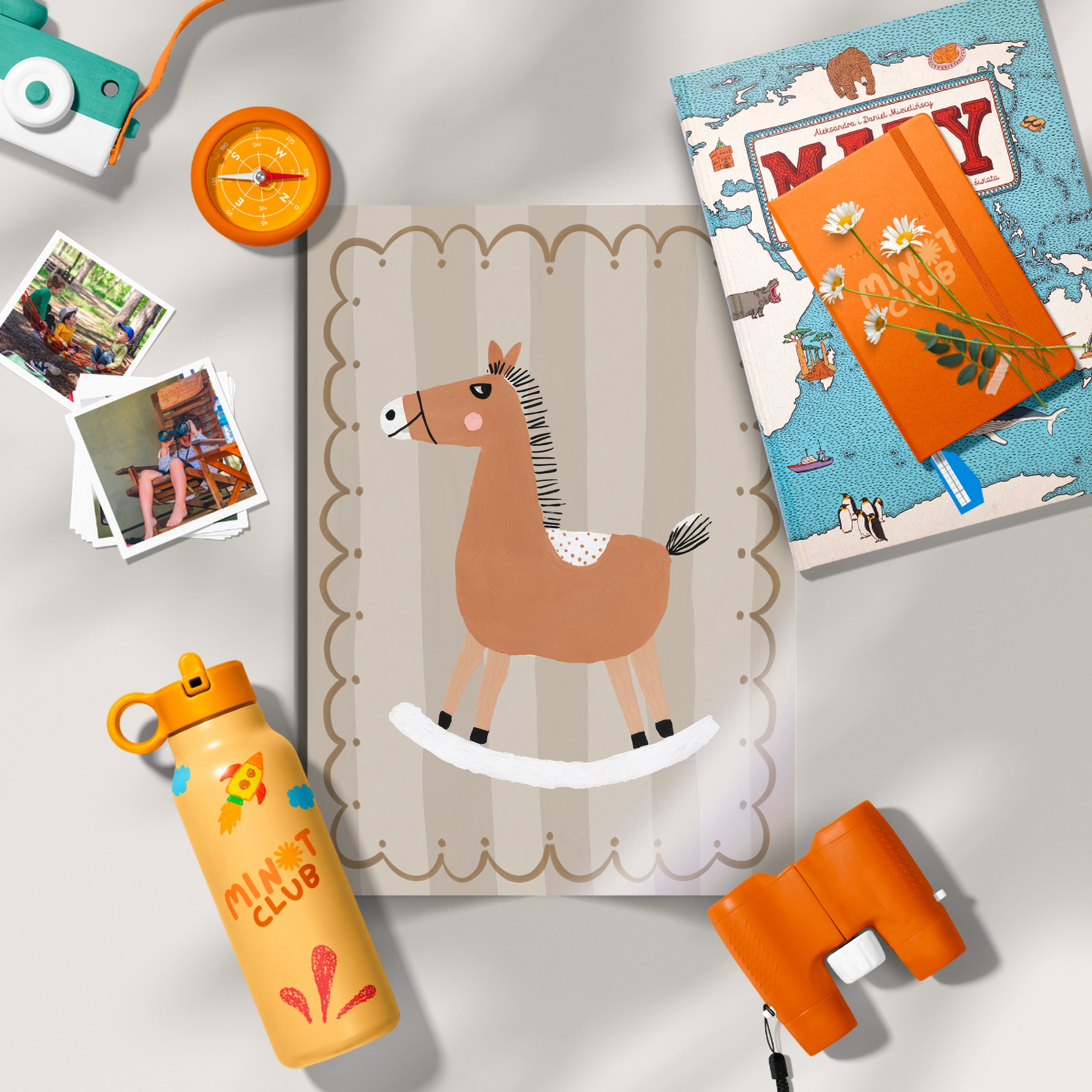 Terracotta Horse Nursery Print