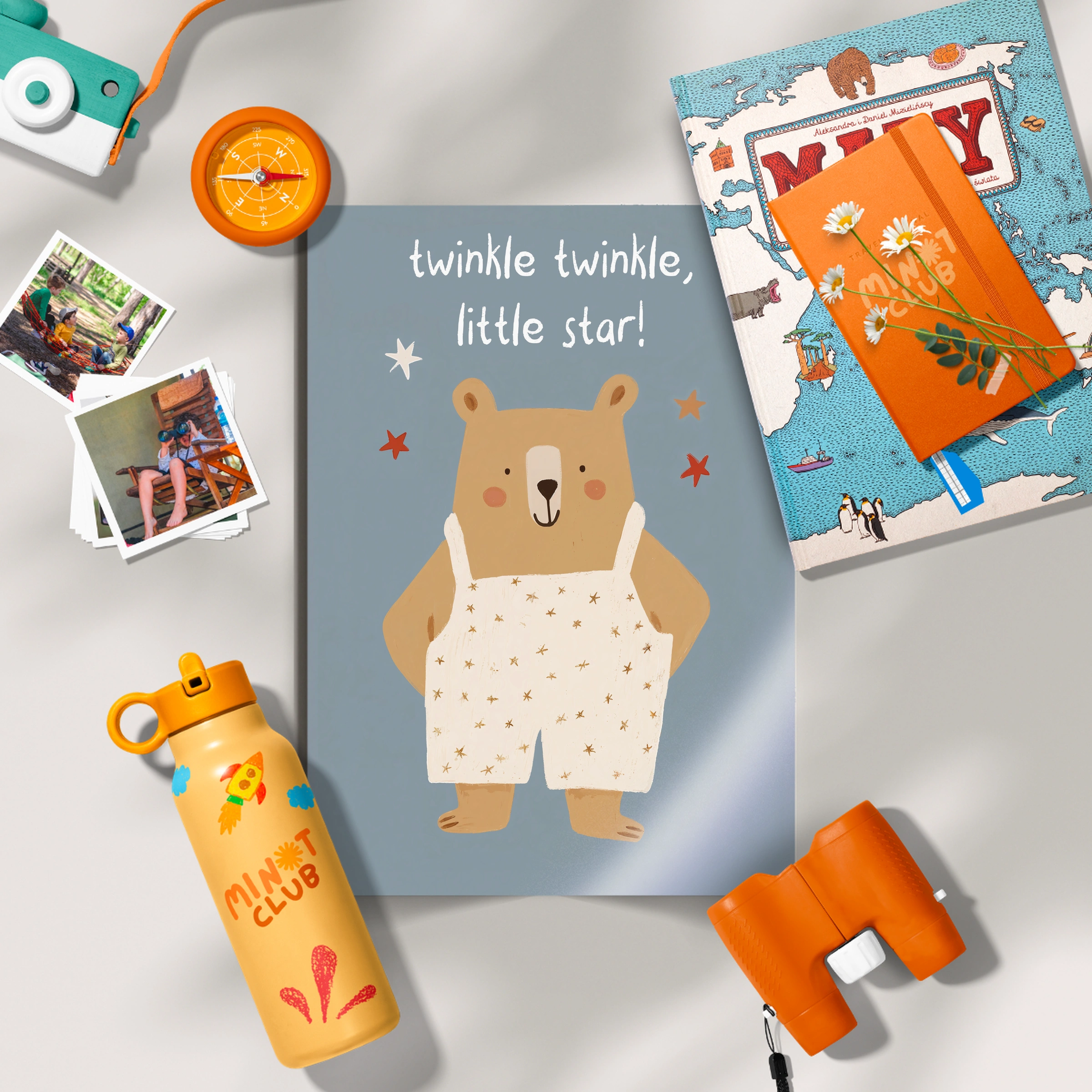 Twinkle Twinkle Bear Nursery Print