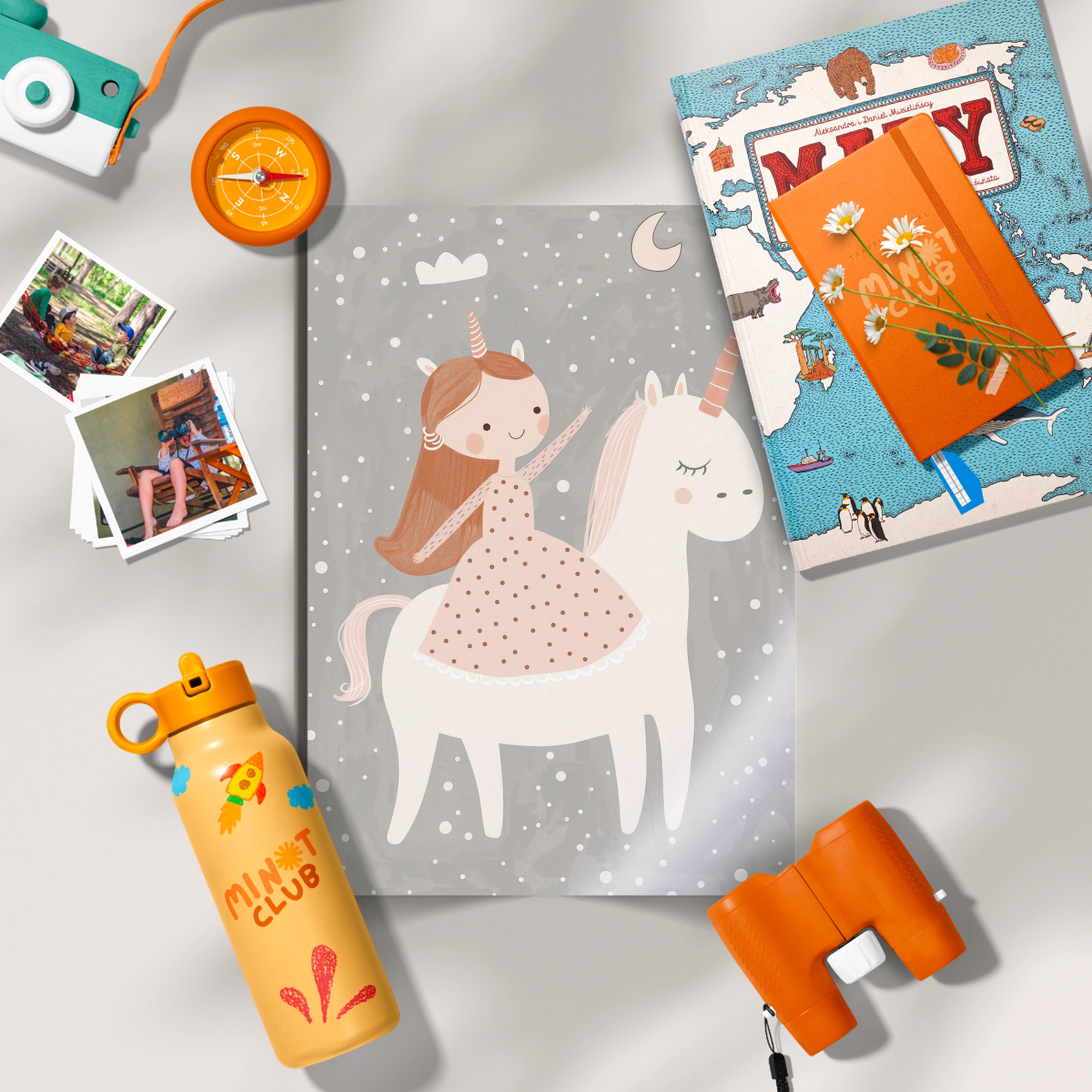Unicorn Rider Nursery Print