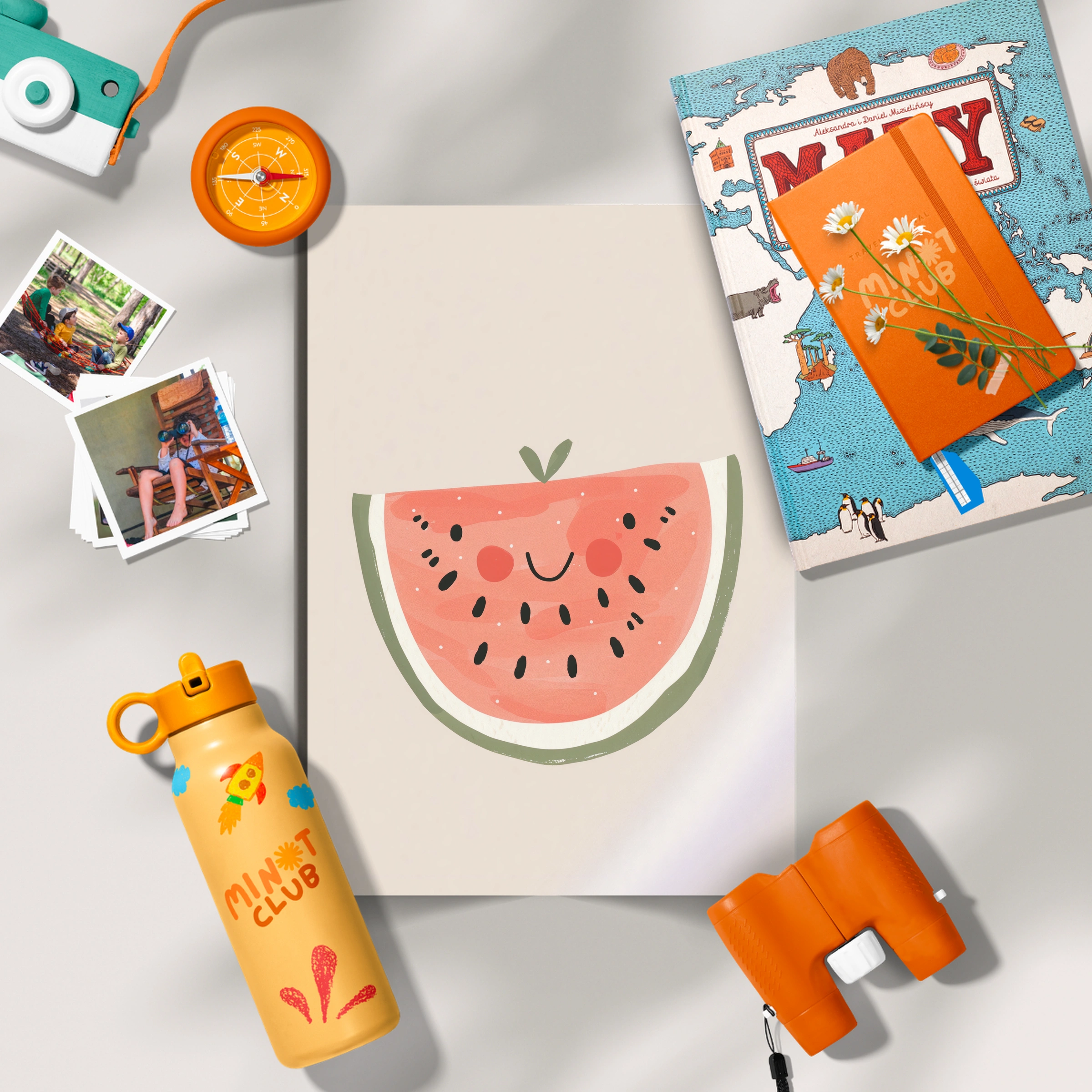 Watermelon Slice Nursery Print