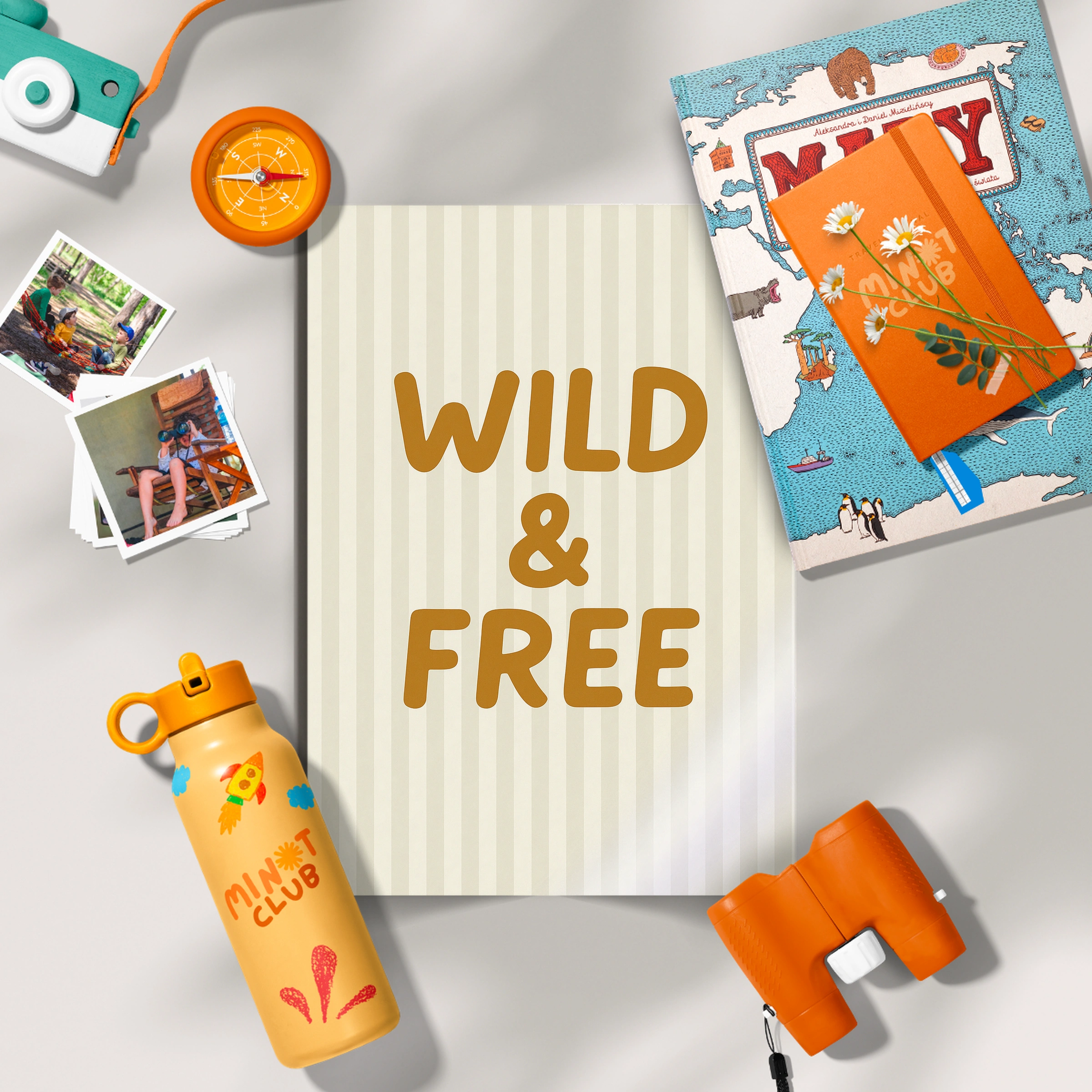 Wild and Free Nursery Print