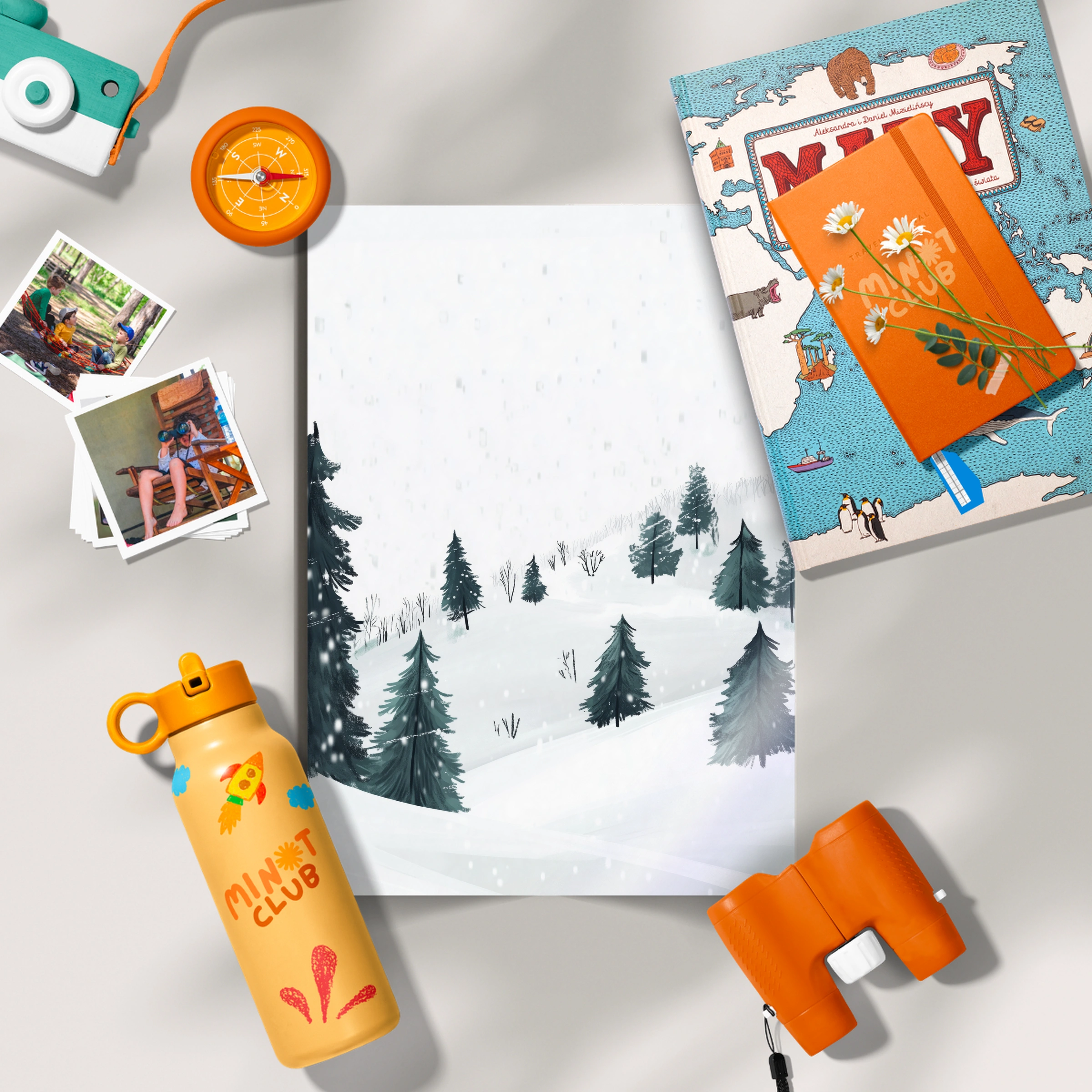 Winter Landscape Christmas Print