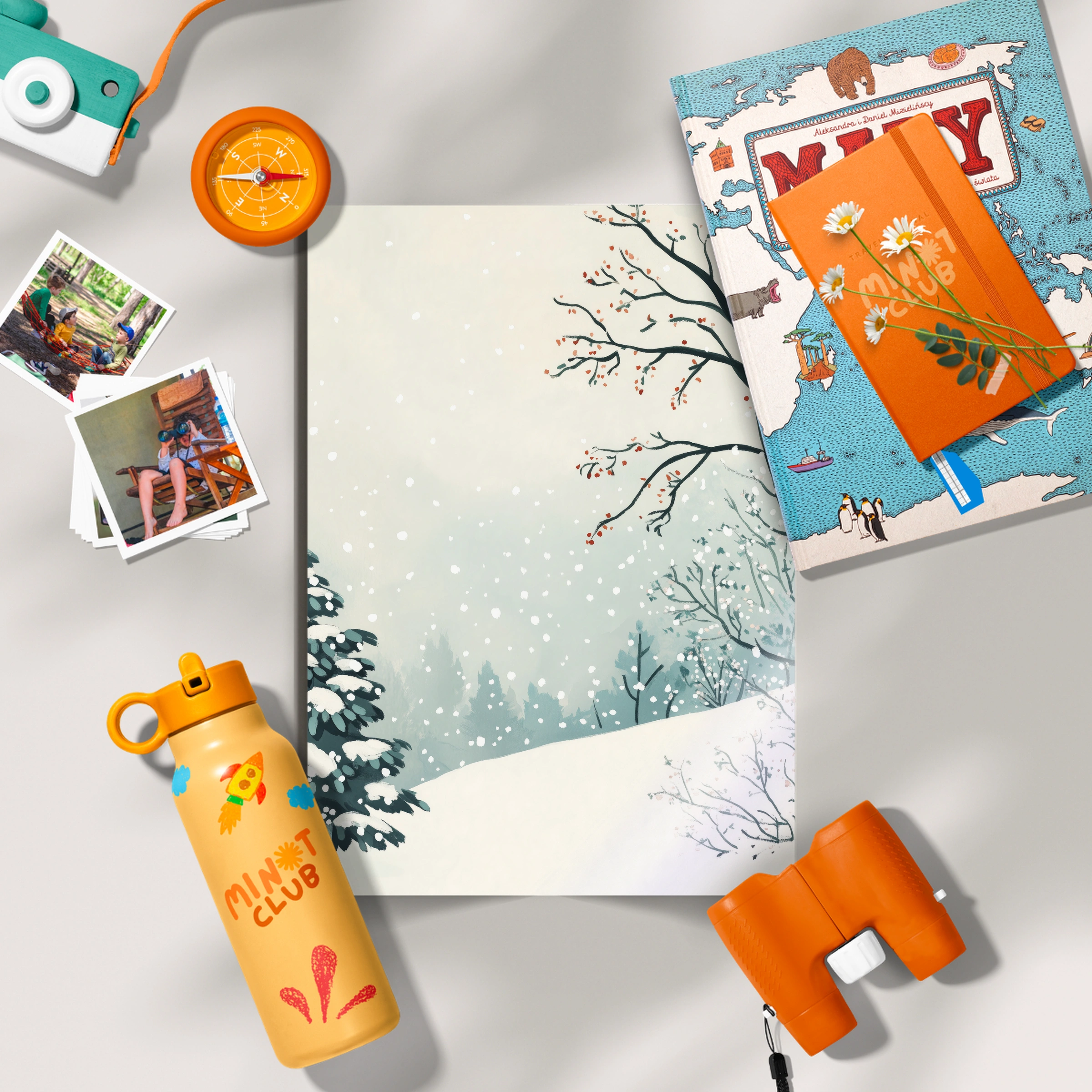 Winter Scene Christmas Print