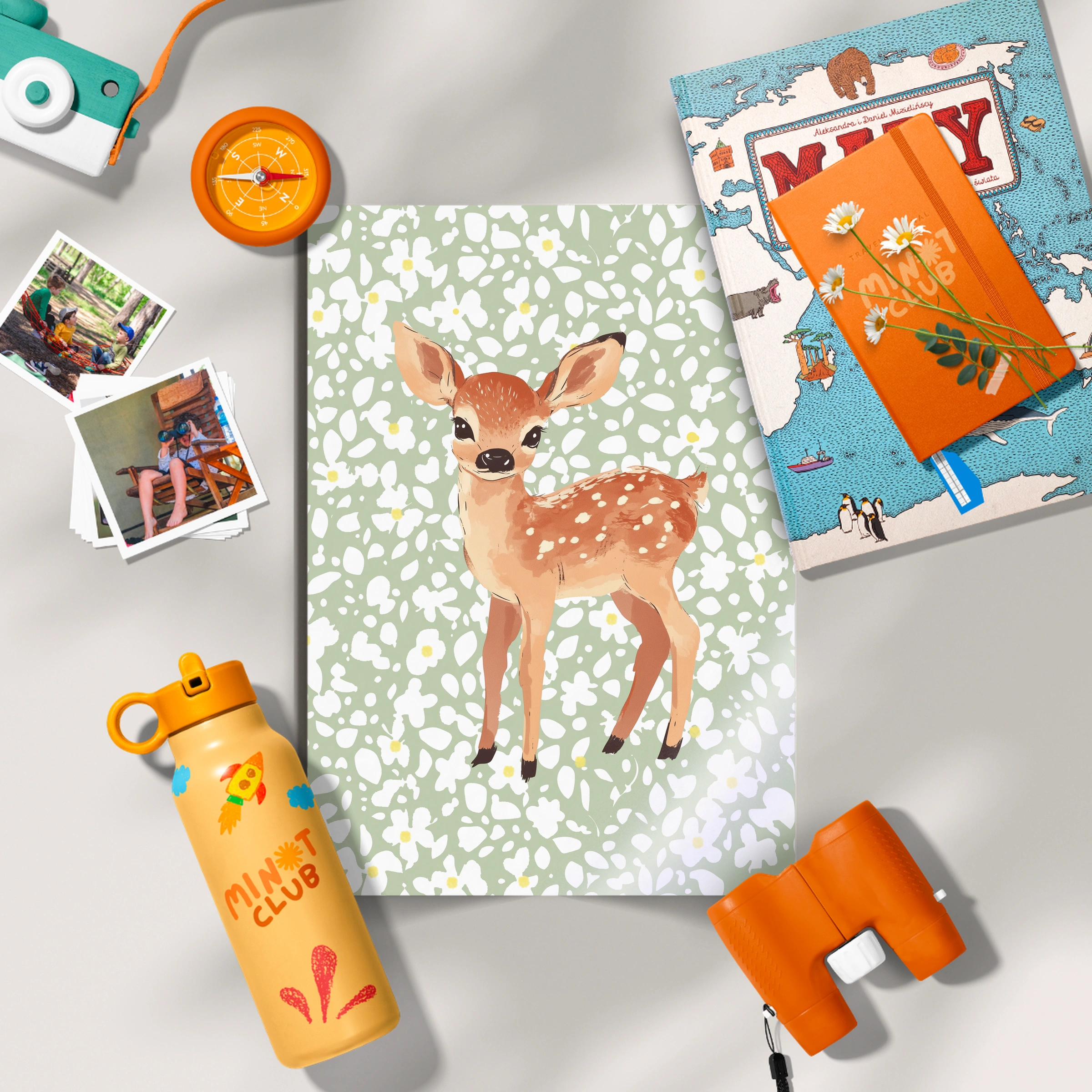 Woodland Fawn Nursery Print