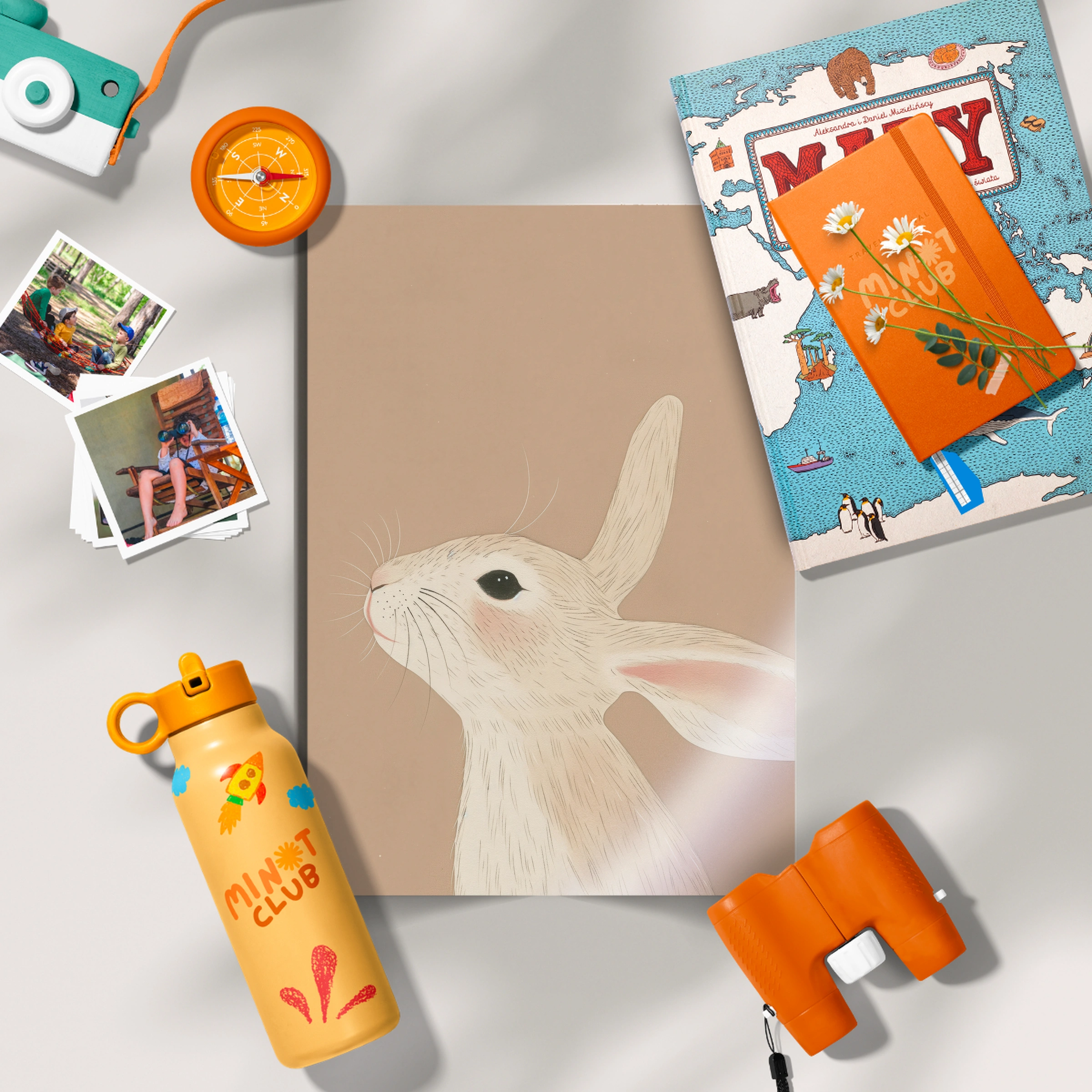 Woodland Hare Nursery Print