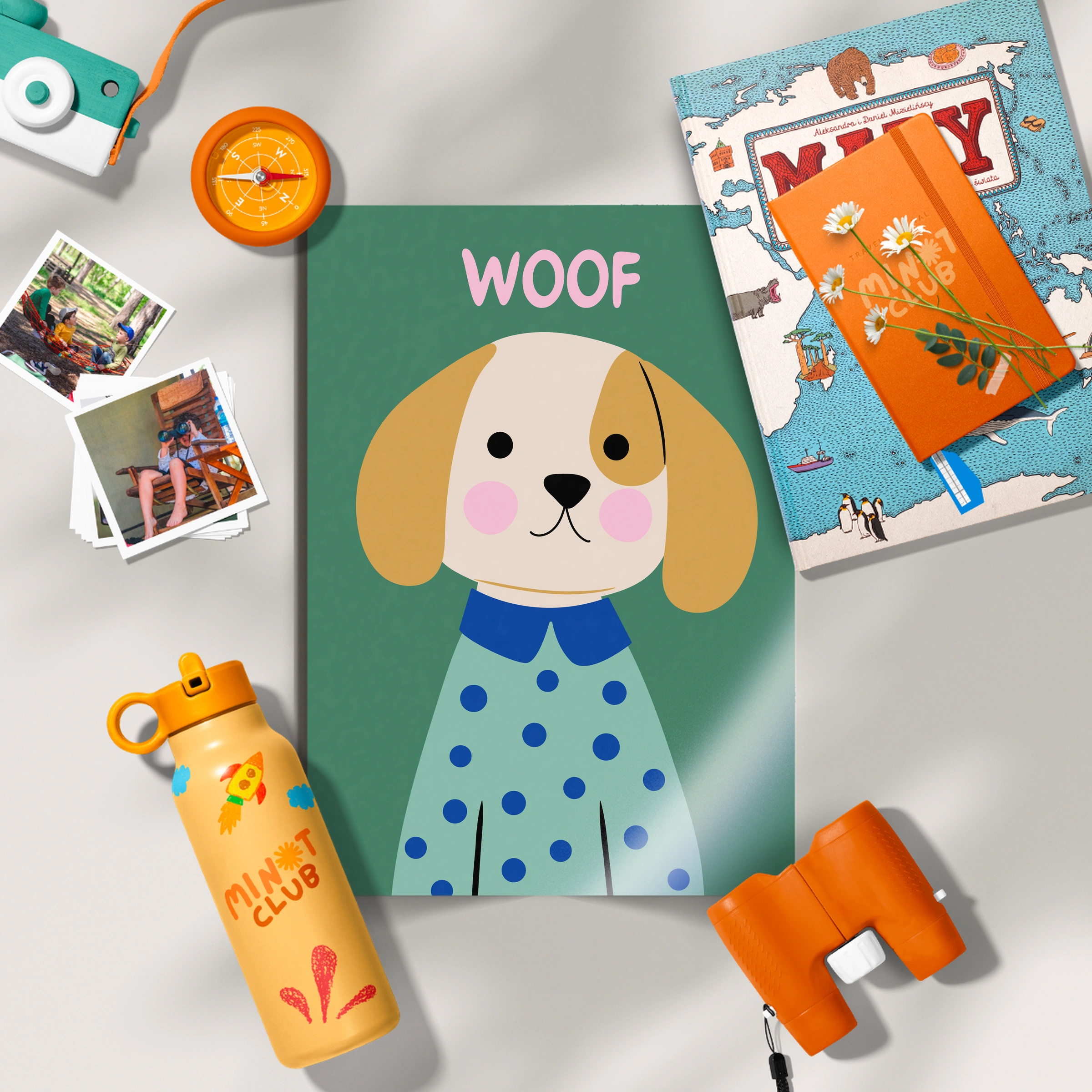 Woof Dog Nursery Print
