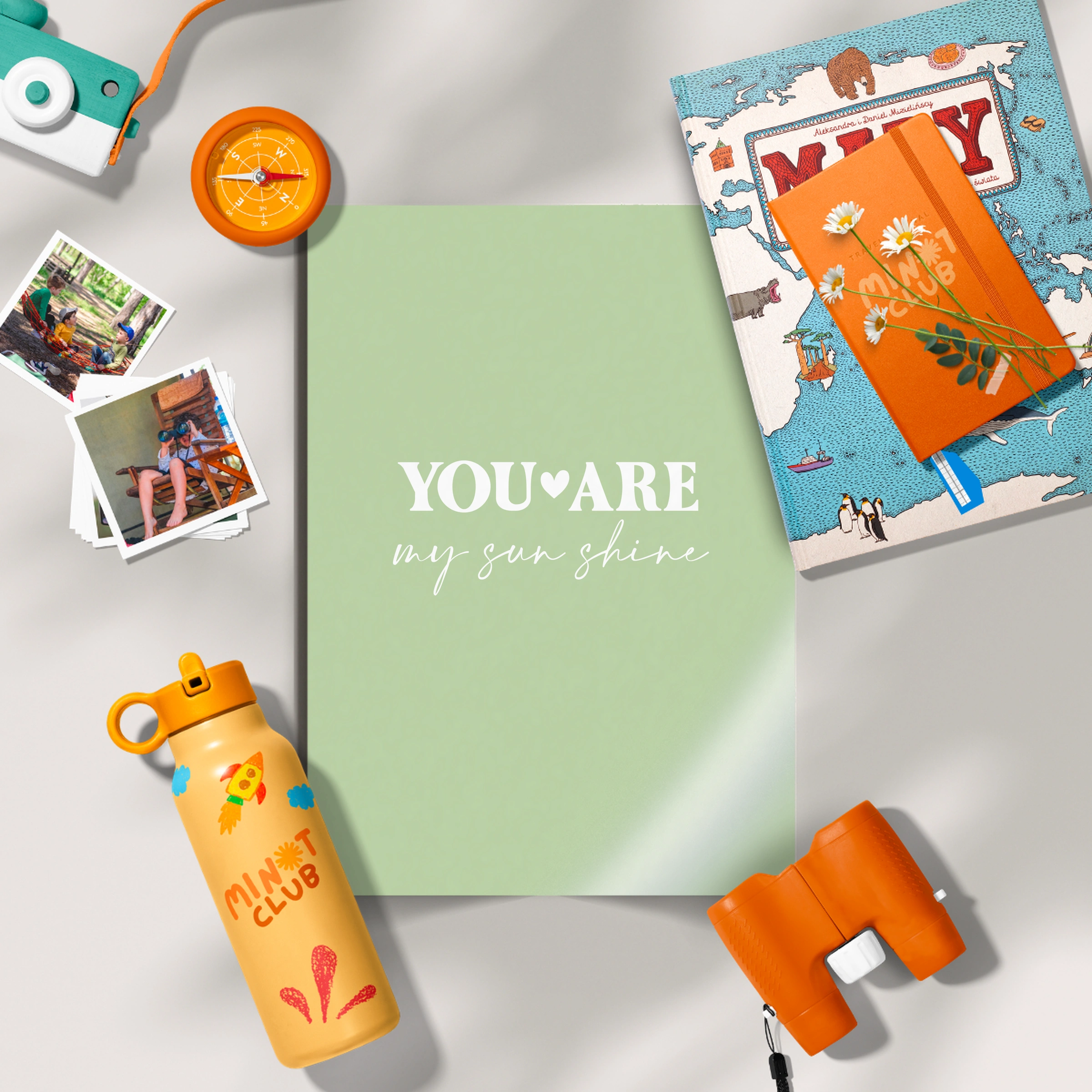 You Are My Sunshine Green Nursery Print