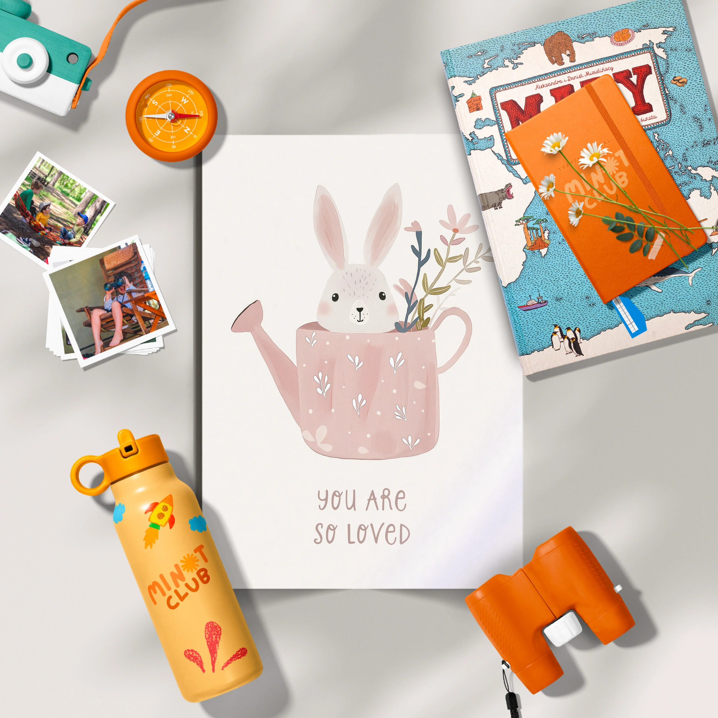 You Are So Loved Bunny Nursery Print