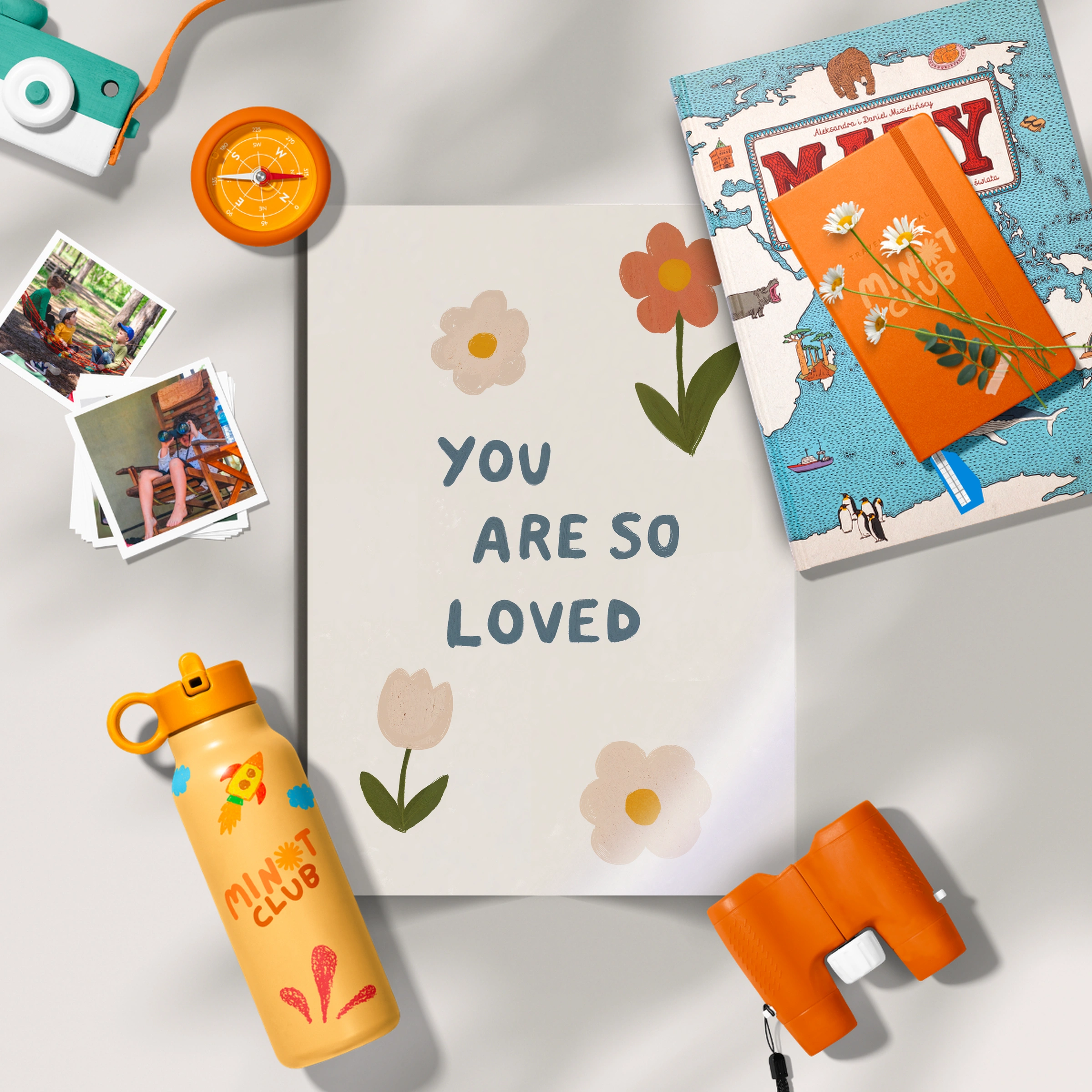 You Are So Loved Daisies Nursery Print