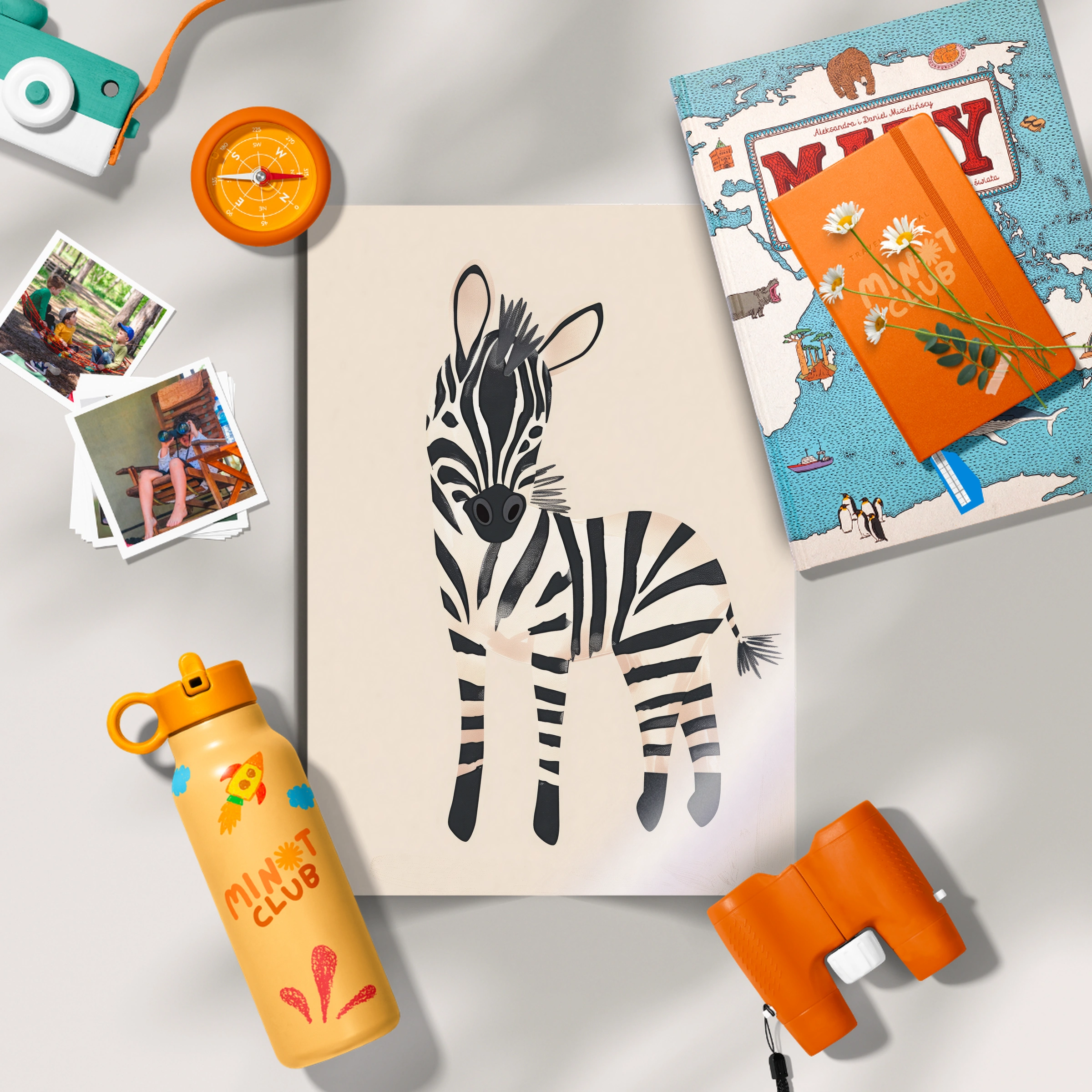 Zebra Nursery Print