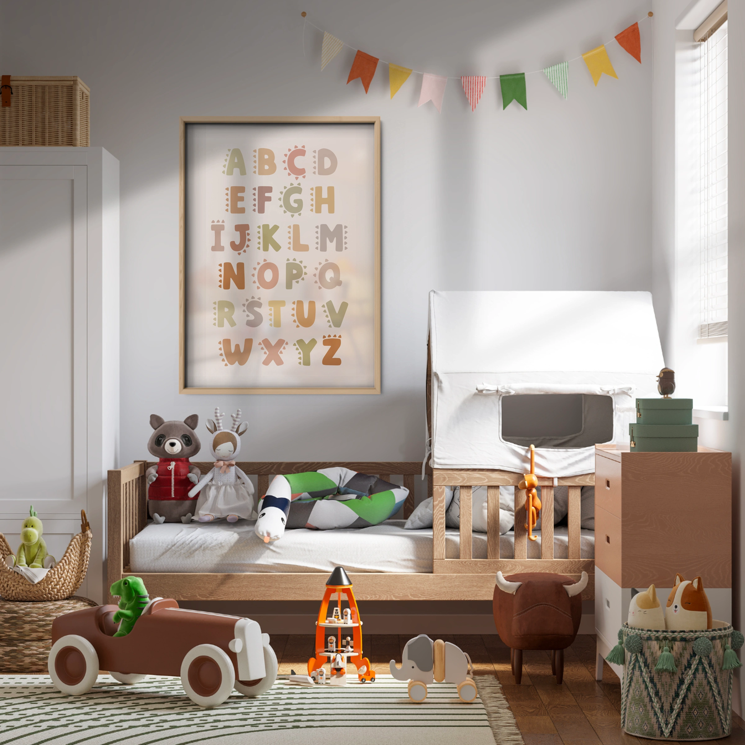 Alphabet ABC Nursery Print
