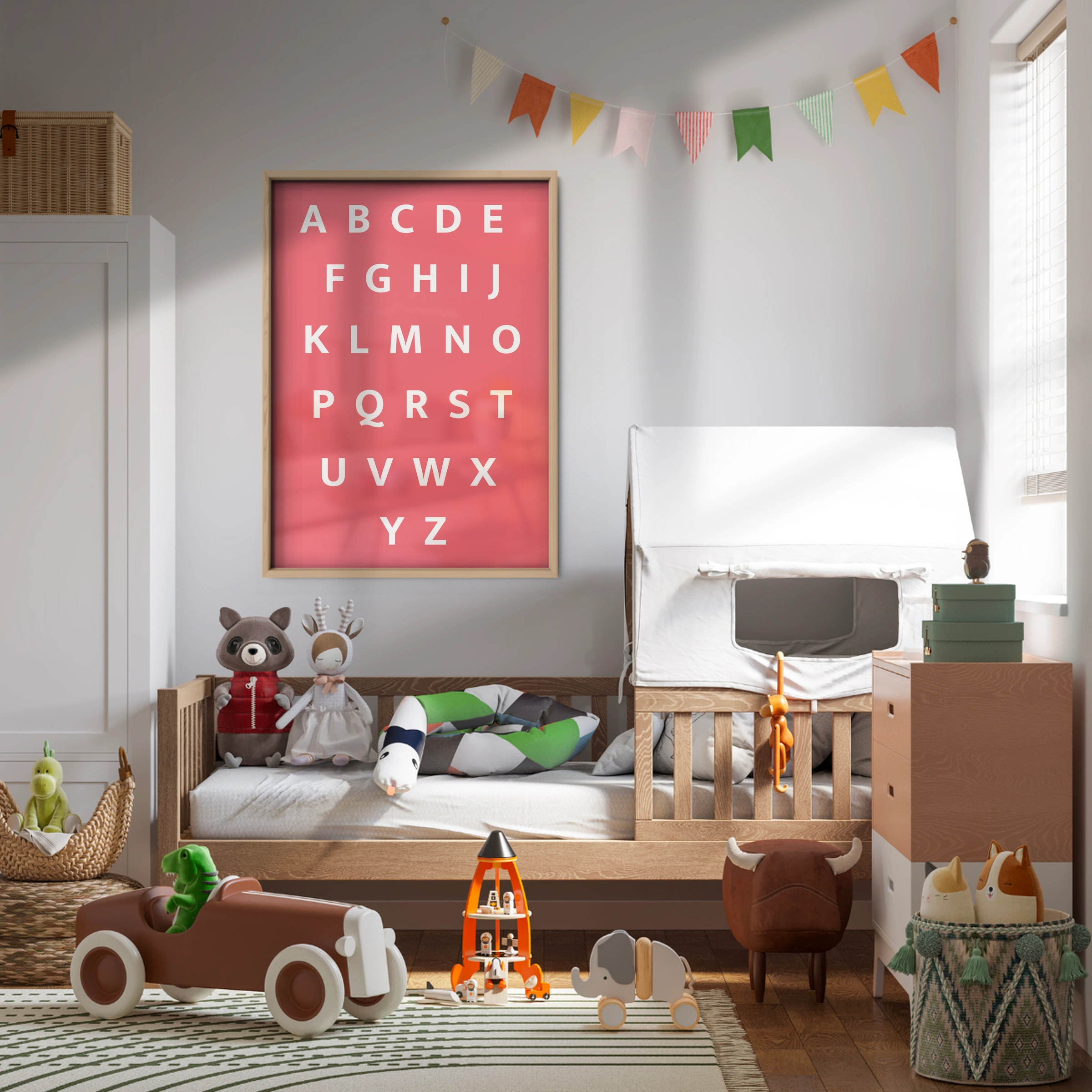 Alphabet Chart Nursery Print