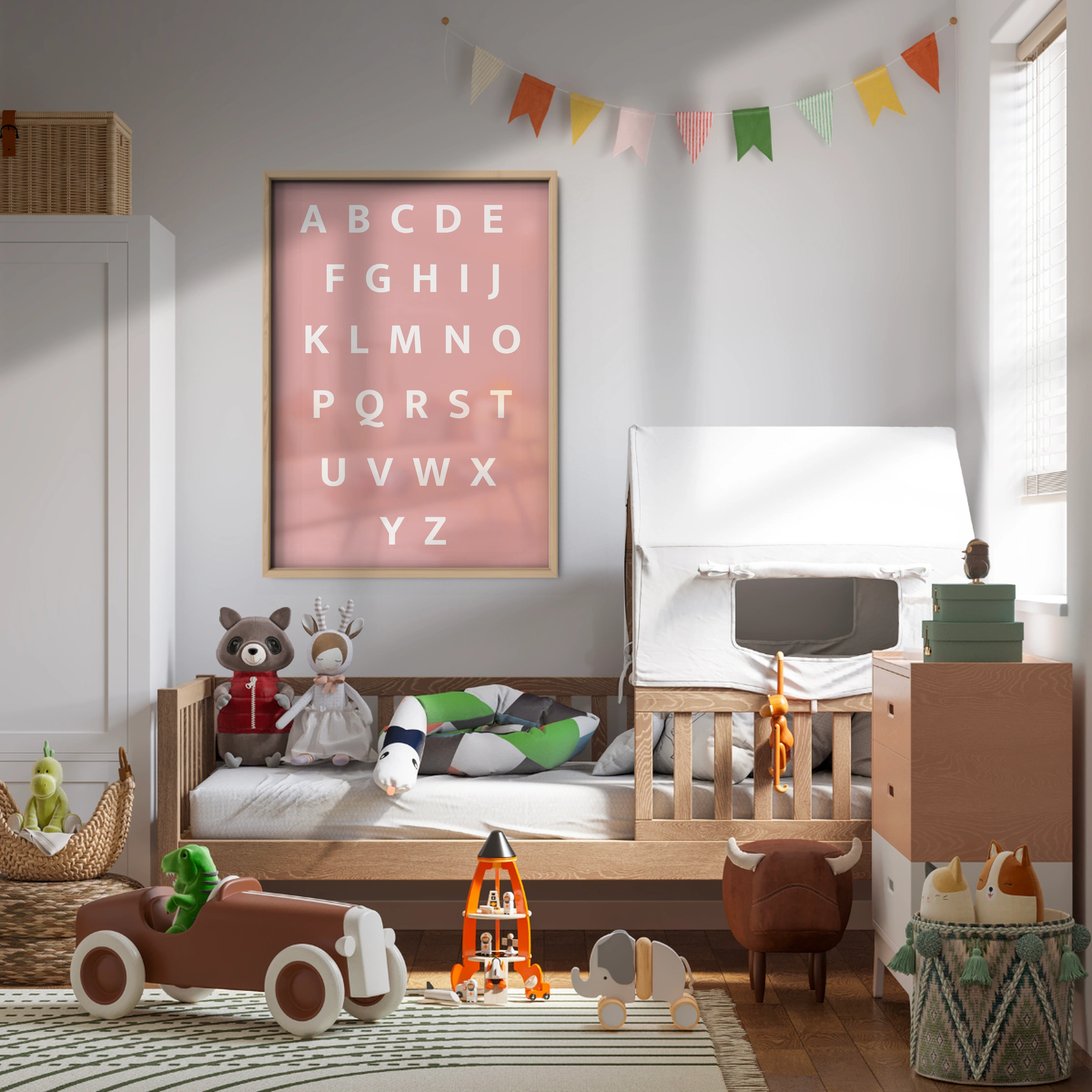 Alphabet Chart Two Nursery Print