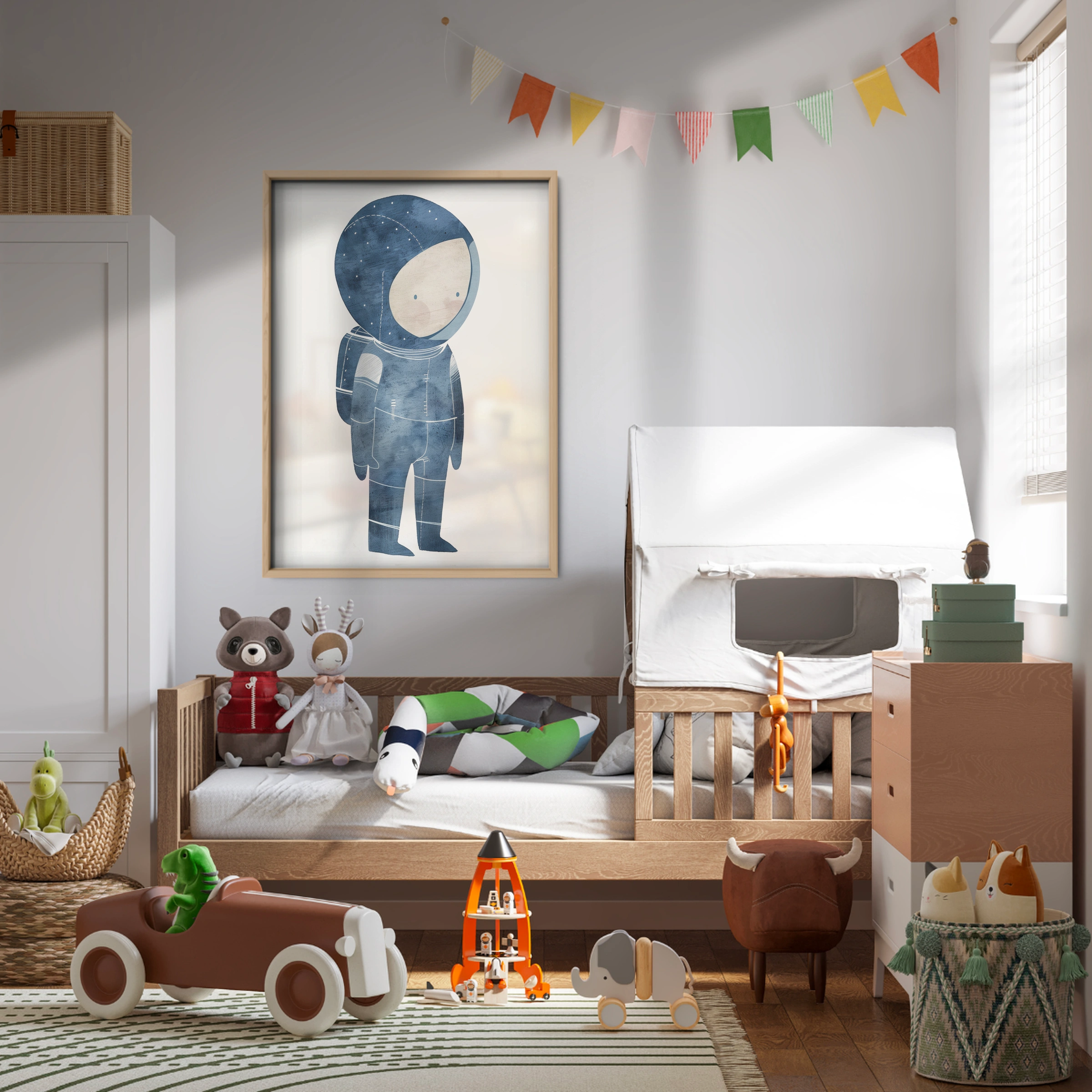 Astronaut Suit Nursery Print