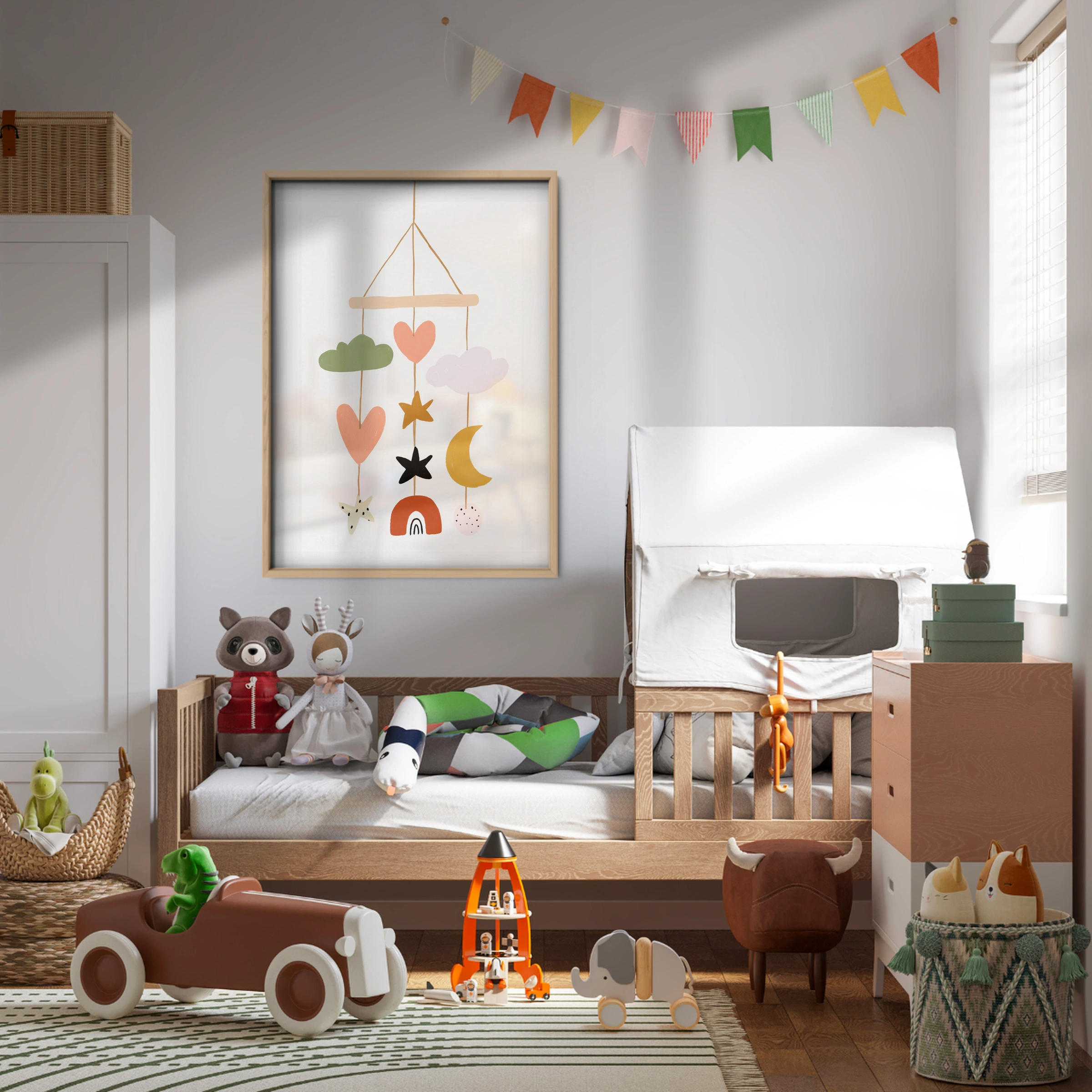 Baby Mobile Nursery Print